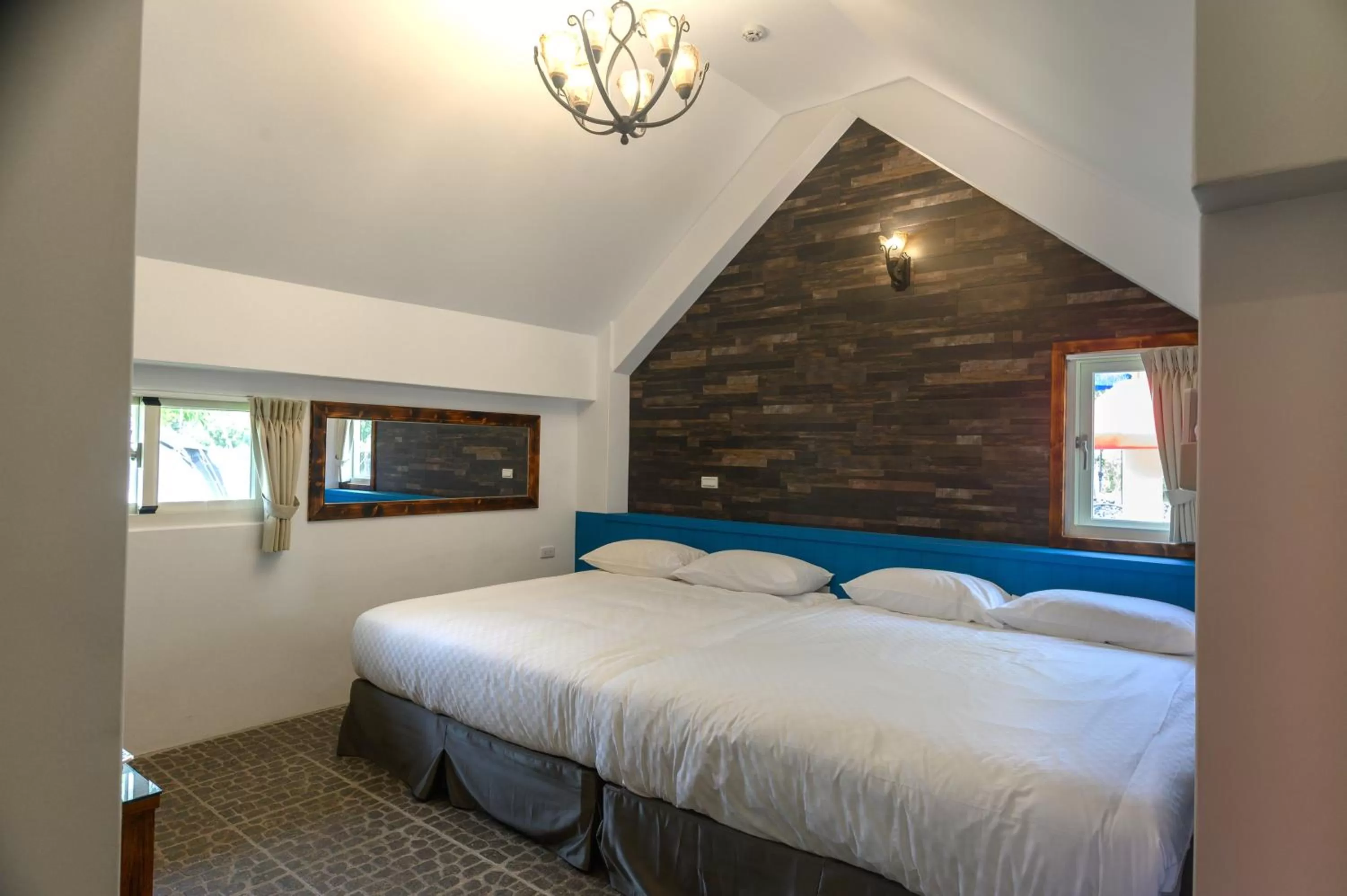 Bed in Mushroom Forest Guesthouse Camping Site