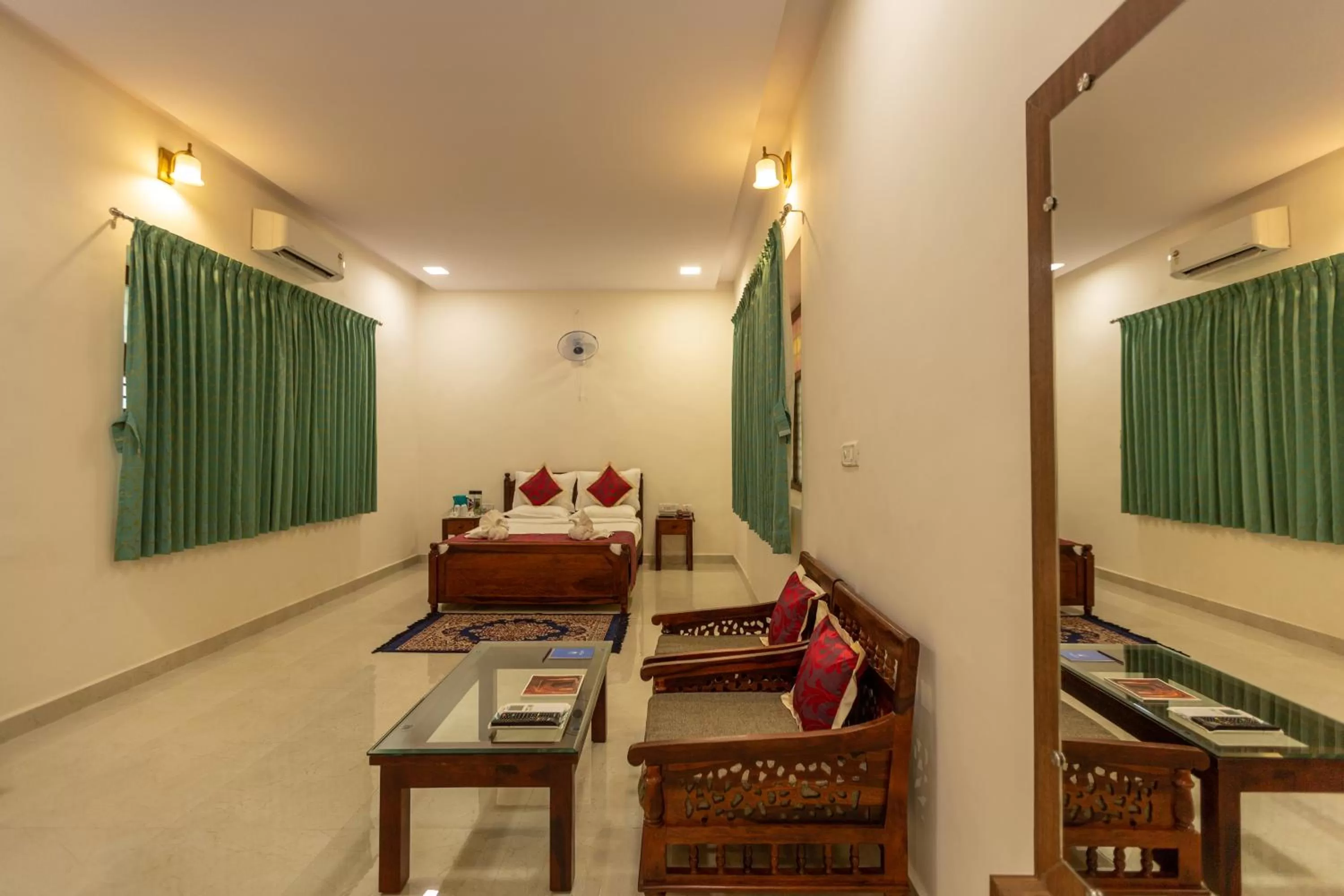 Seating Area in KSTDC Hotel Mayura Adilshahi Bijapur