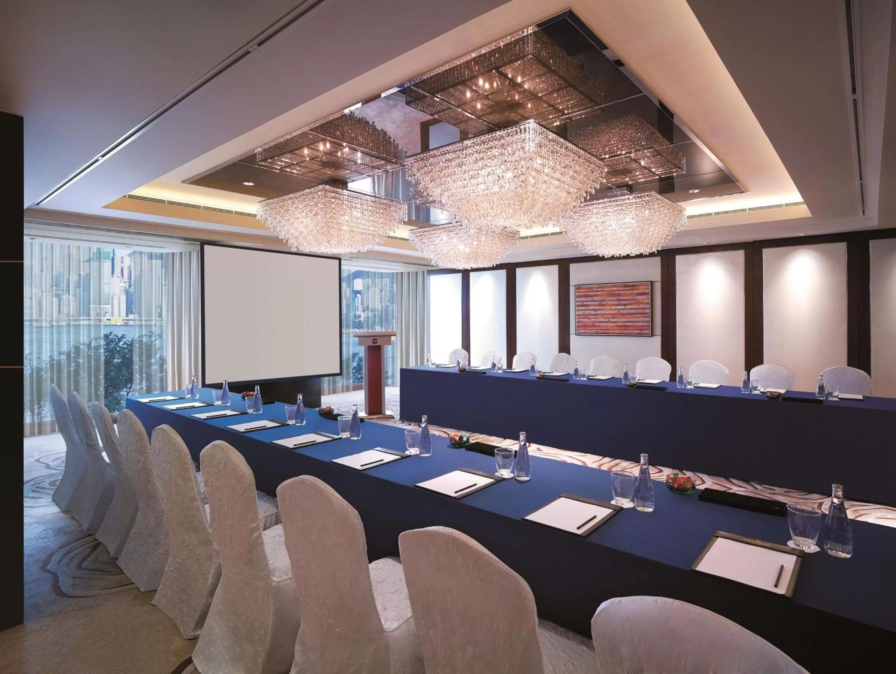 On site in Kowloon Shangri-La, Hong Kong