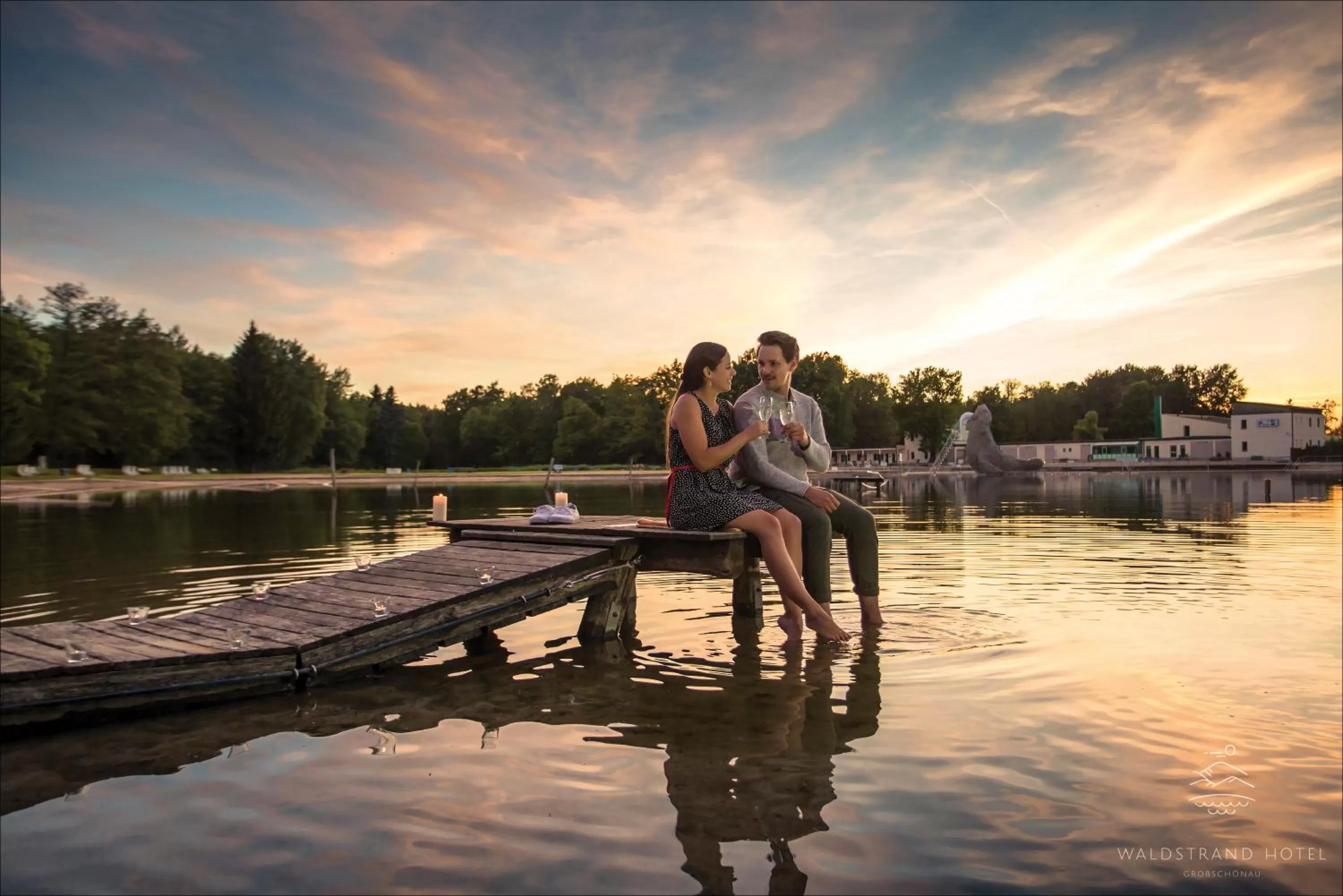 Beach, Swimming Pool in Waldstrand-Hotel Großschönau