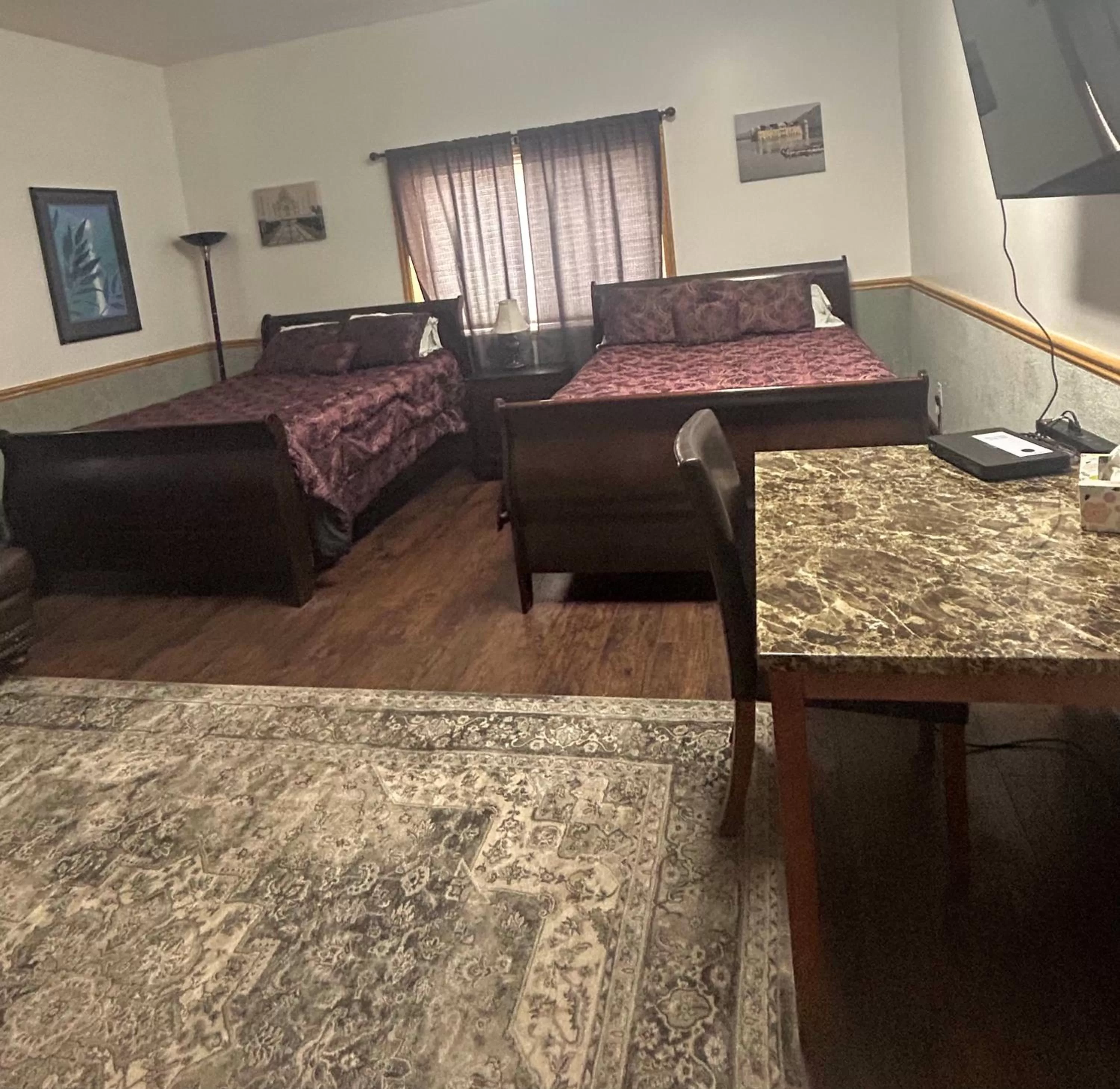 Bed in Zion's Most Wanted Hotel