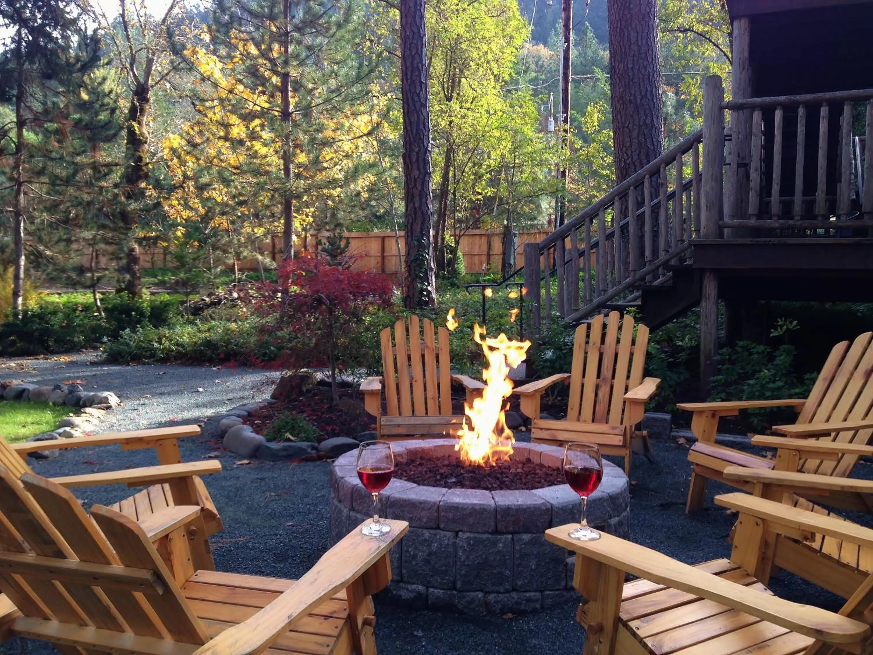 Garden in Weasku Inn
