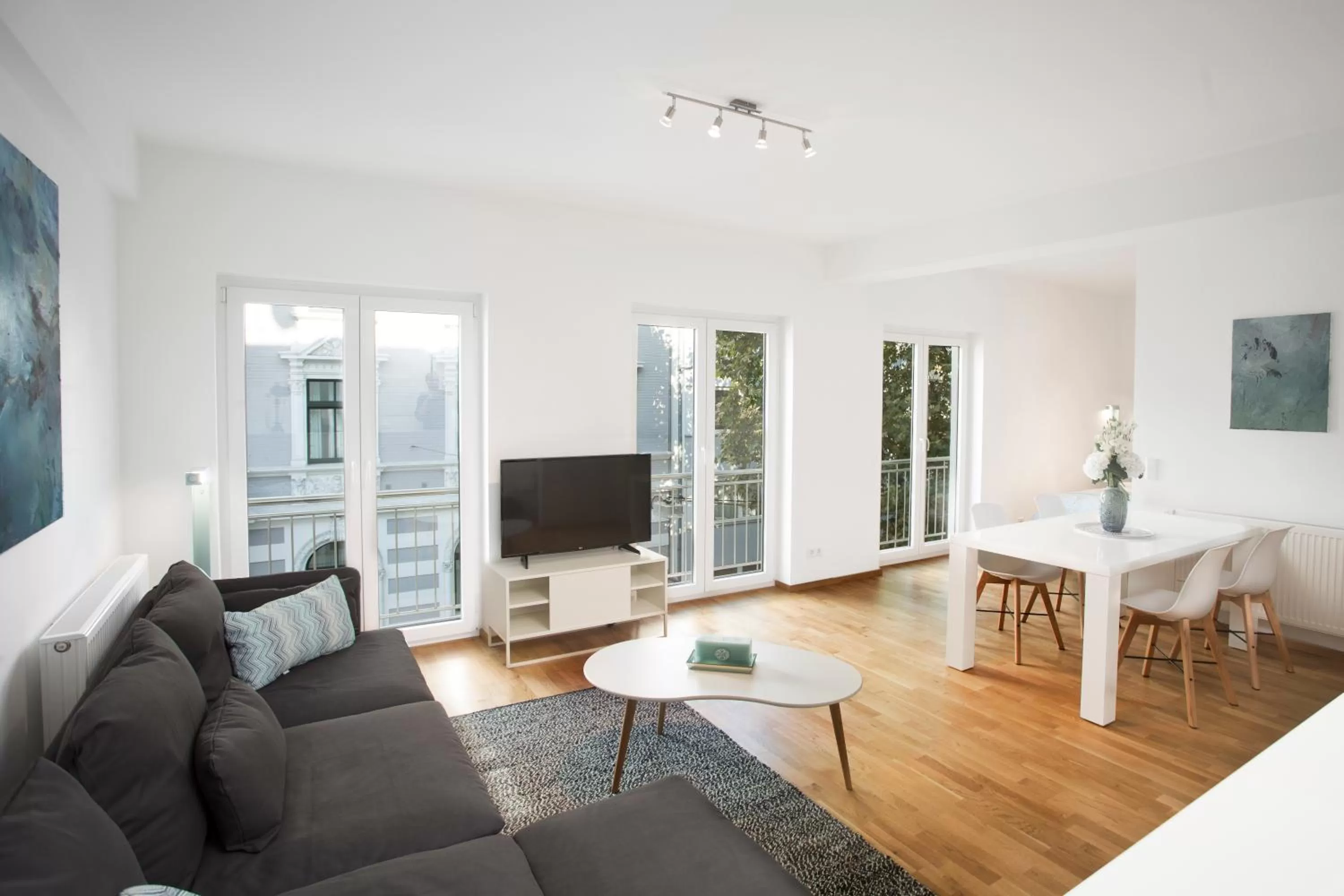 Living room in Victoria Apartments