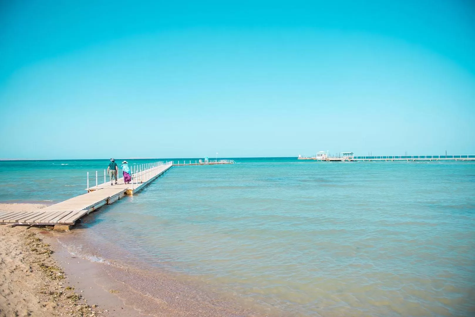 Beach in Pharaoh Azur Resort