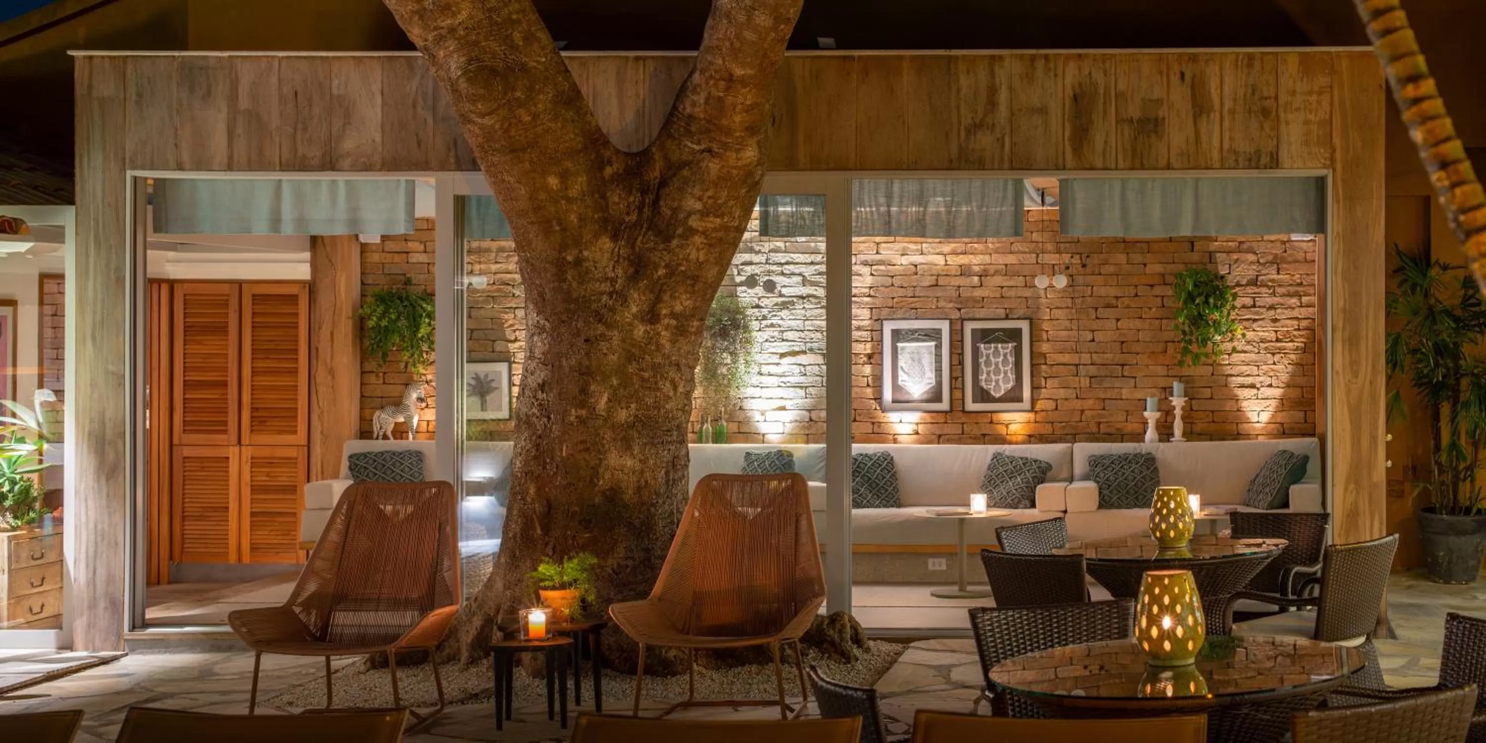 Seating area in Vila deste Hotel
