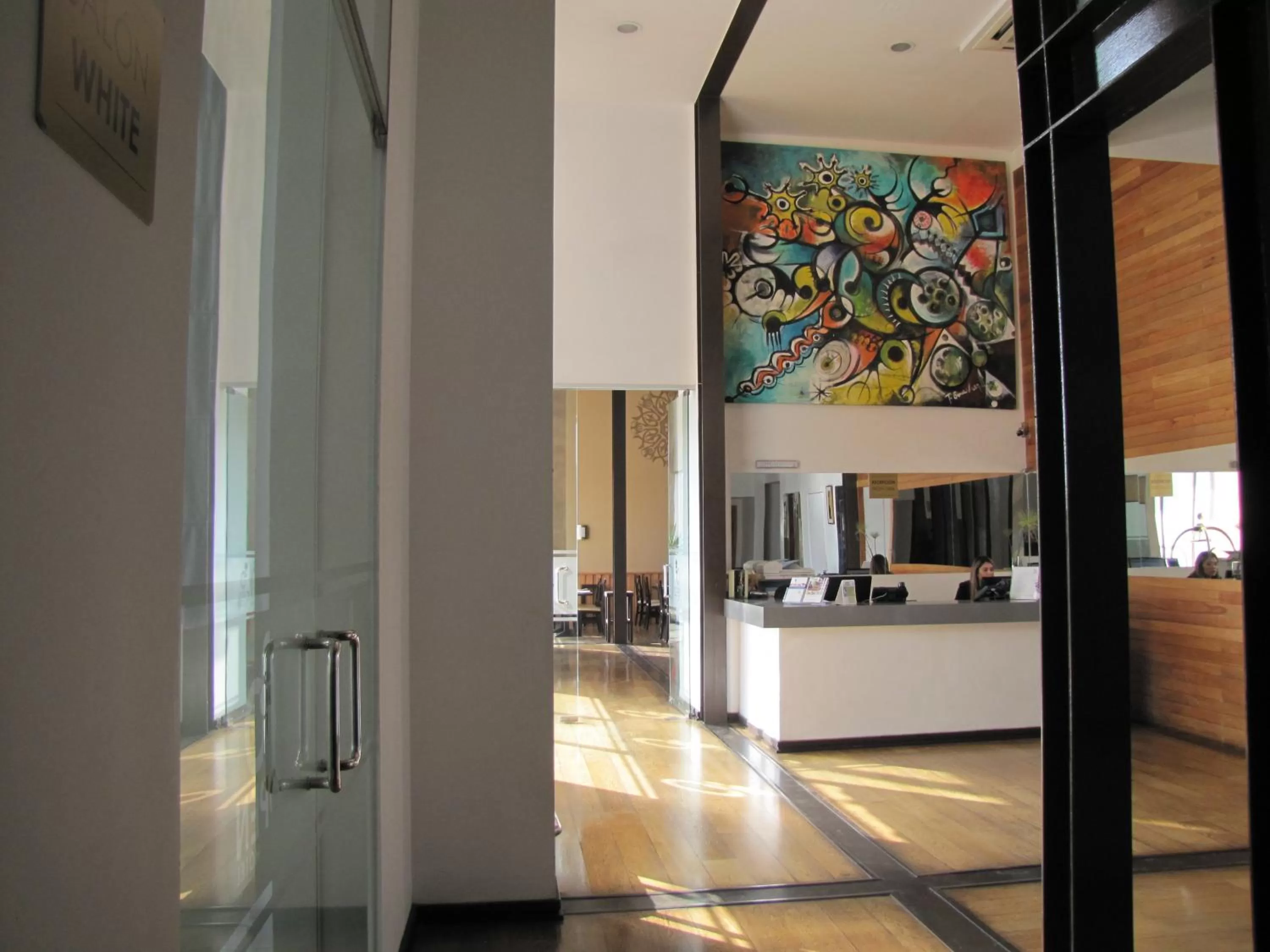 Lobby or reception in Open Hotel