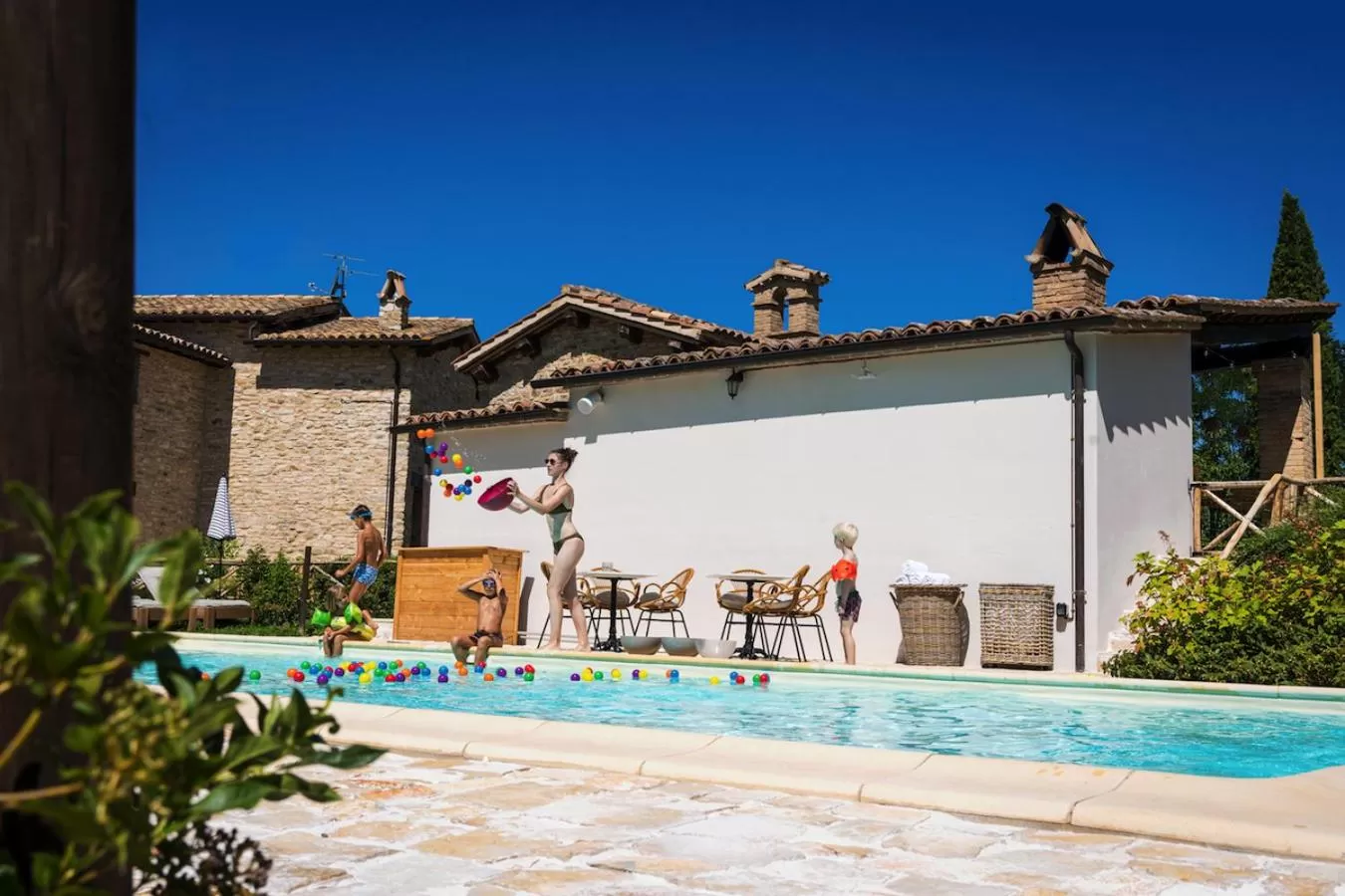 Swimming pool in Borgo Castello Panicaglia