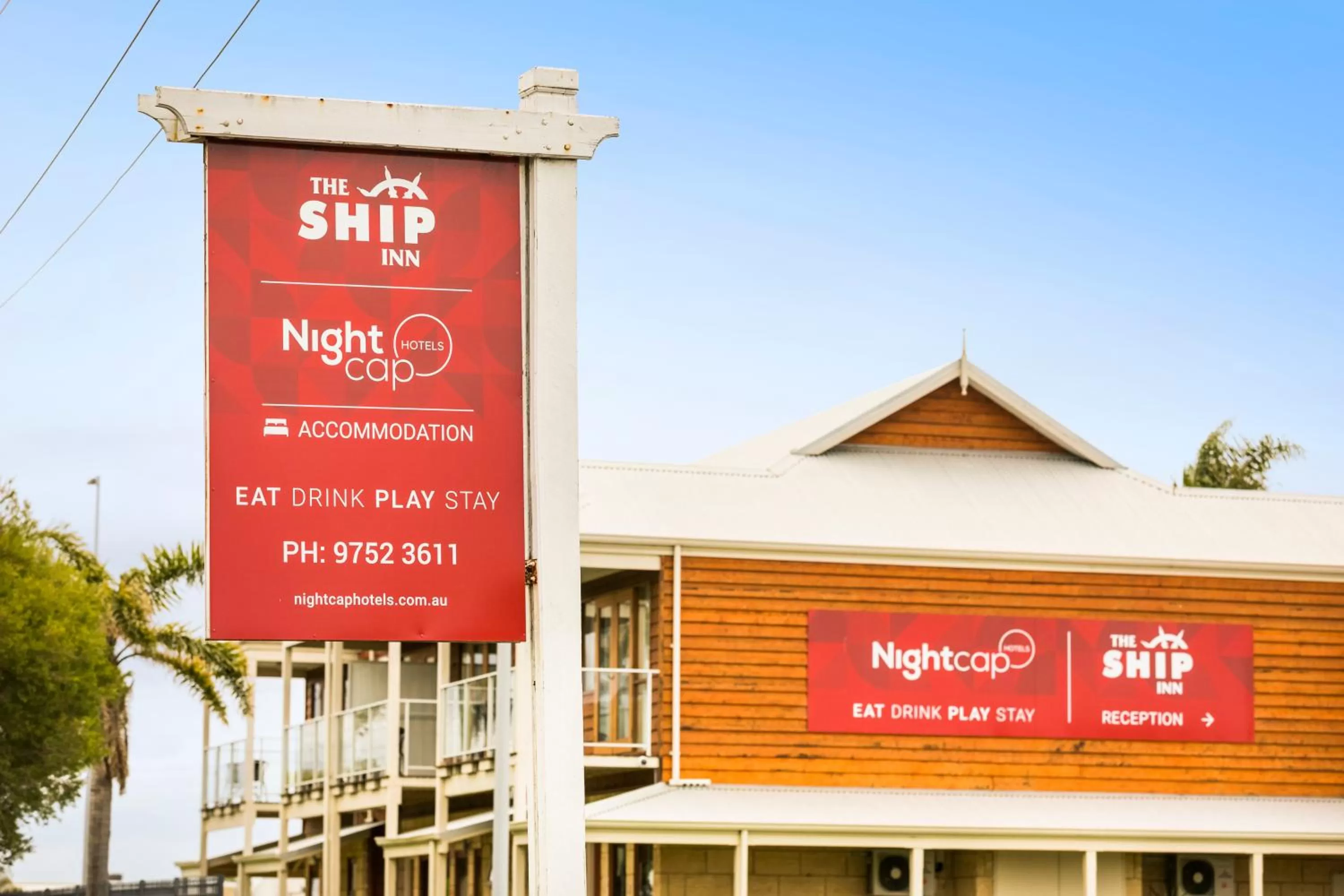 Property logo or sign in Nightcap at the Ship Inn