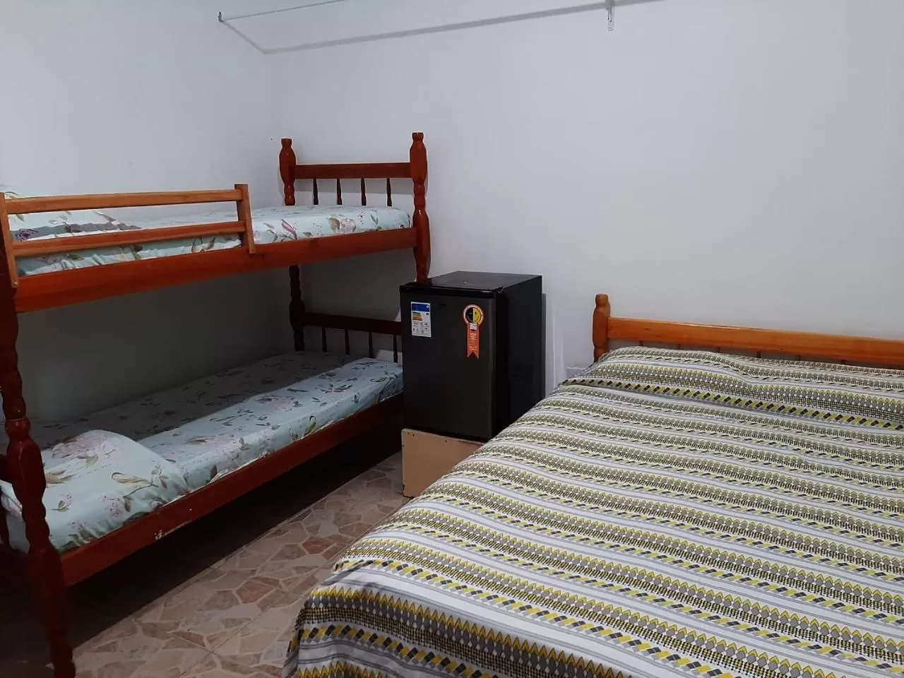 Bunk Bed in Pousada Canoas