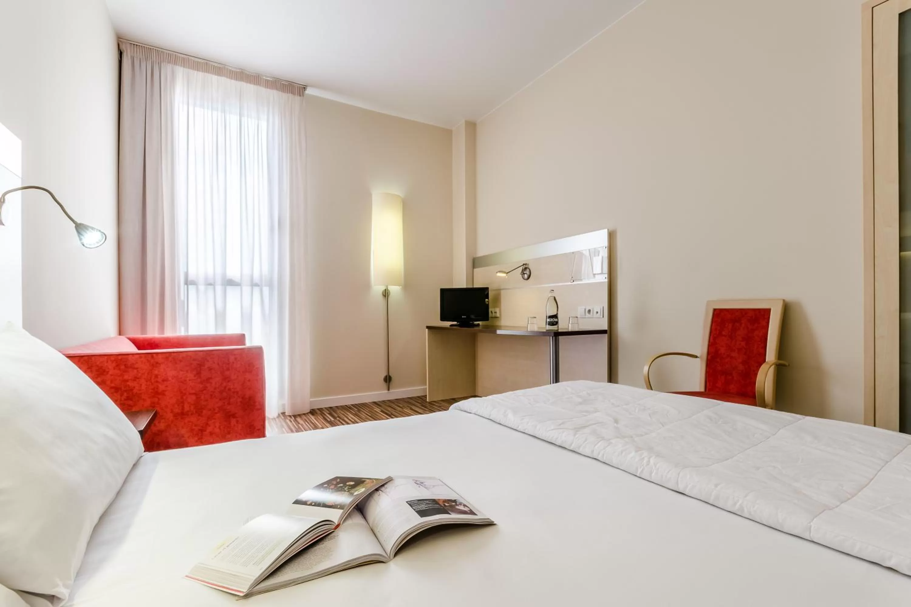 Bed in Hotel YIT Ciudad De Zaragoza