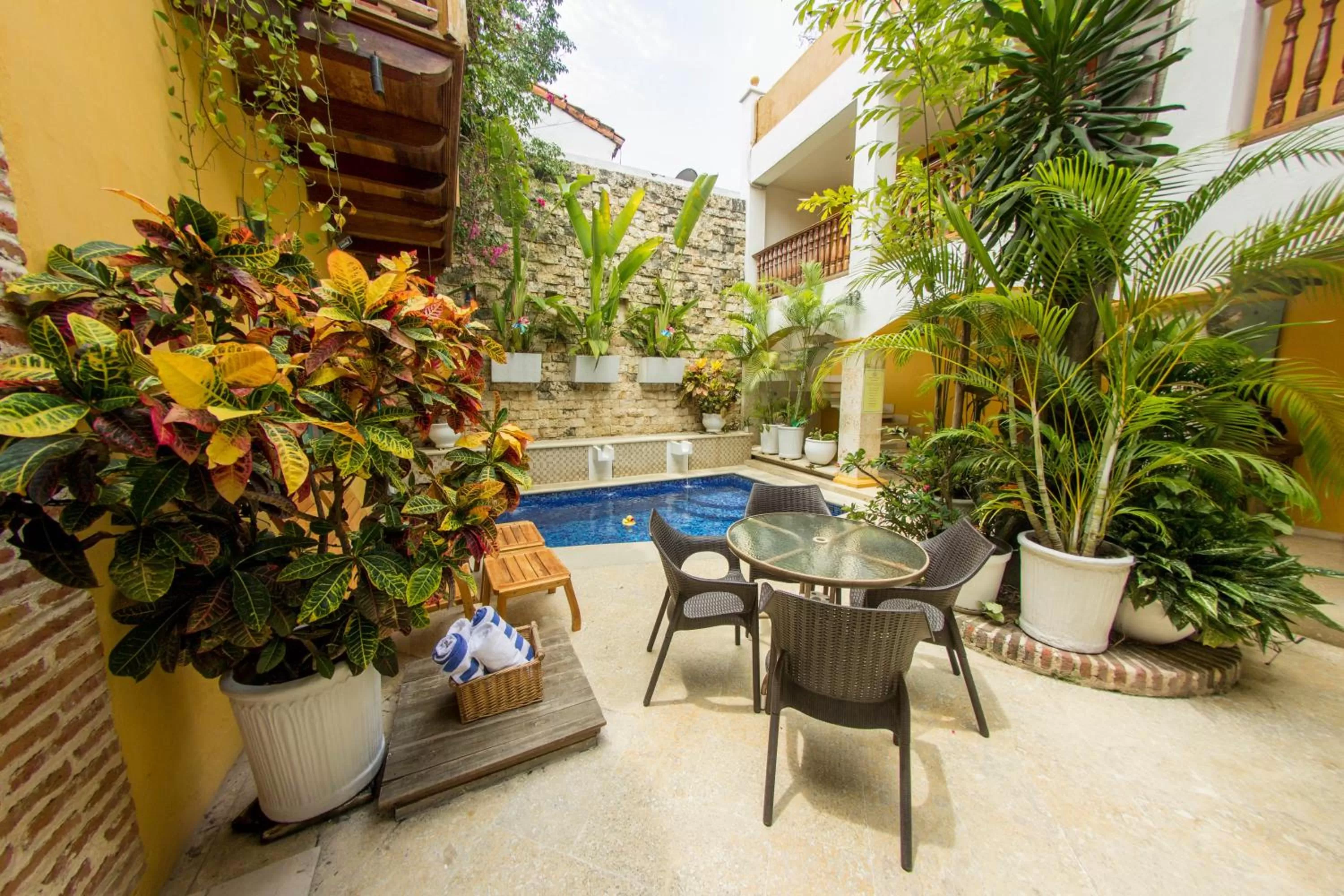 Patio in Hotel Casa Gloria Boutique