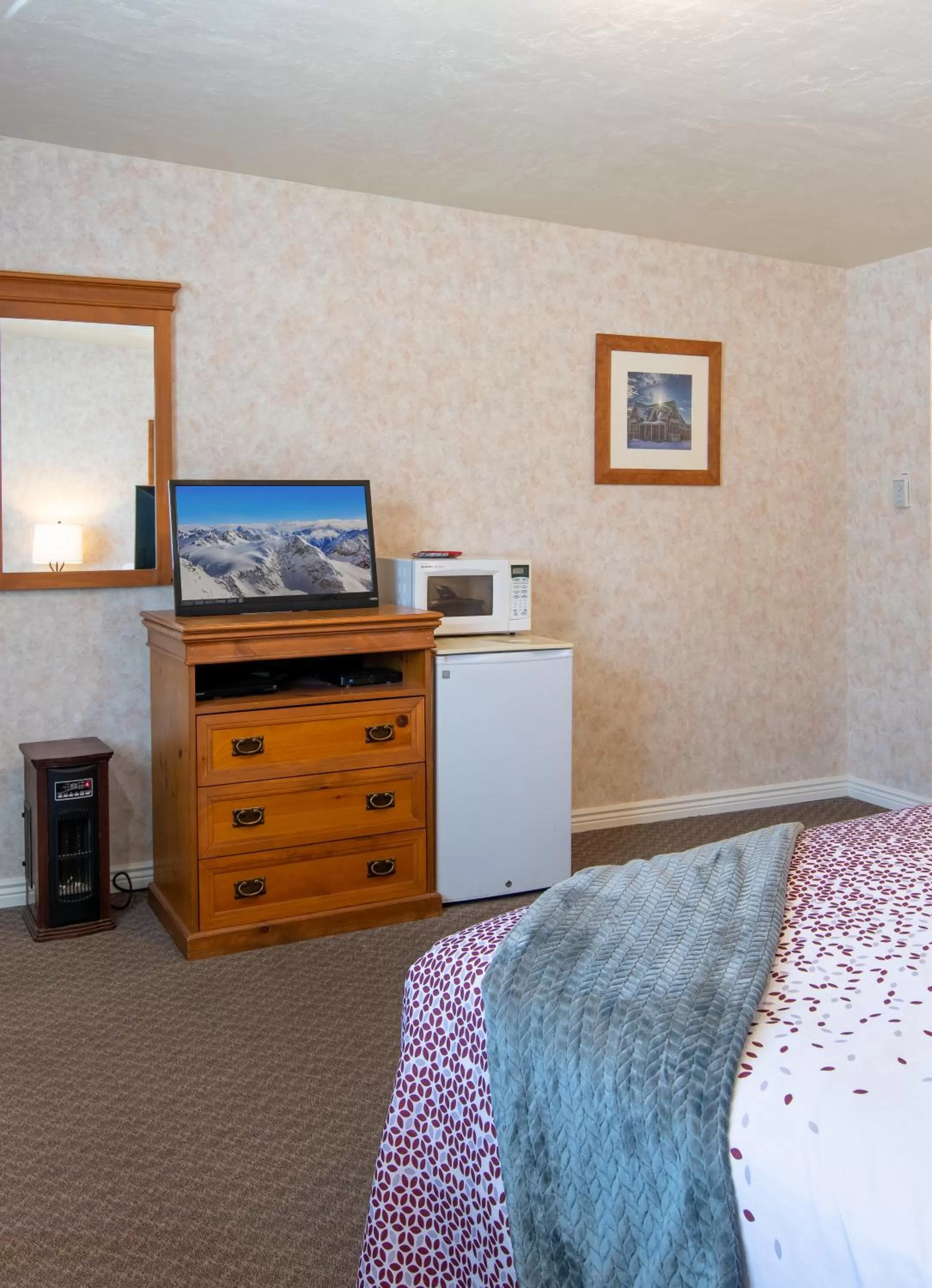 Bed in Swiss Alps Inn