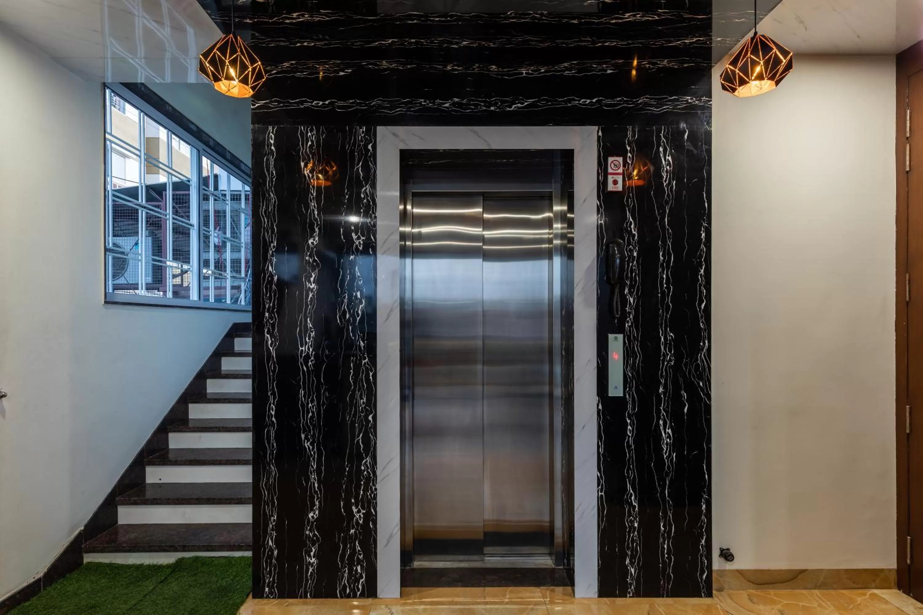 elevator in The Grand Shaurya
