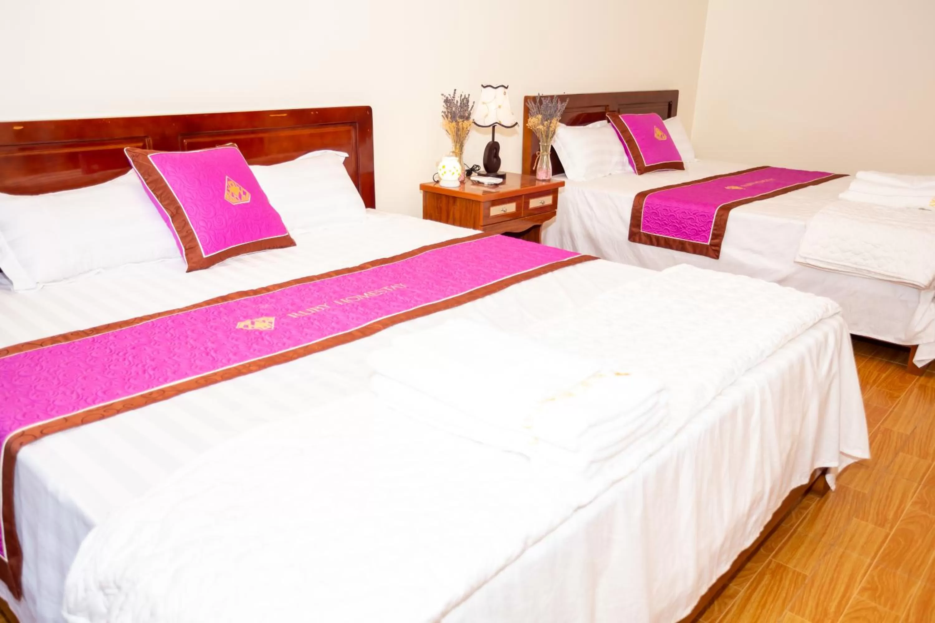 Bed in Ruby Homestay