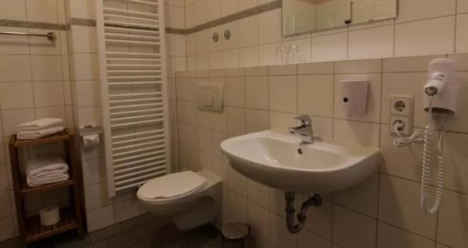 Bathroom in Hotel Zittauer Hof
