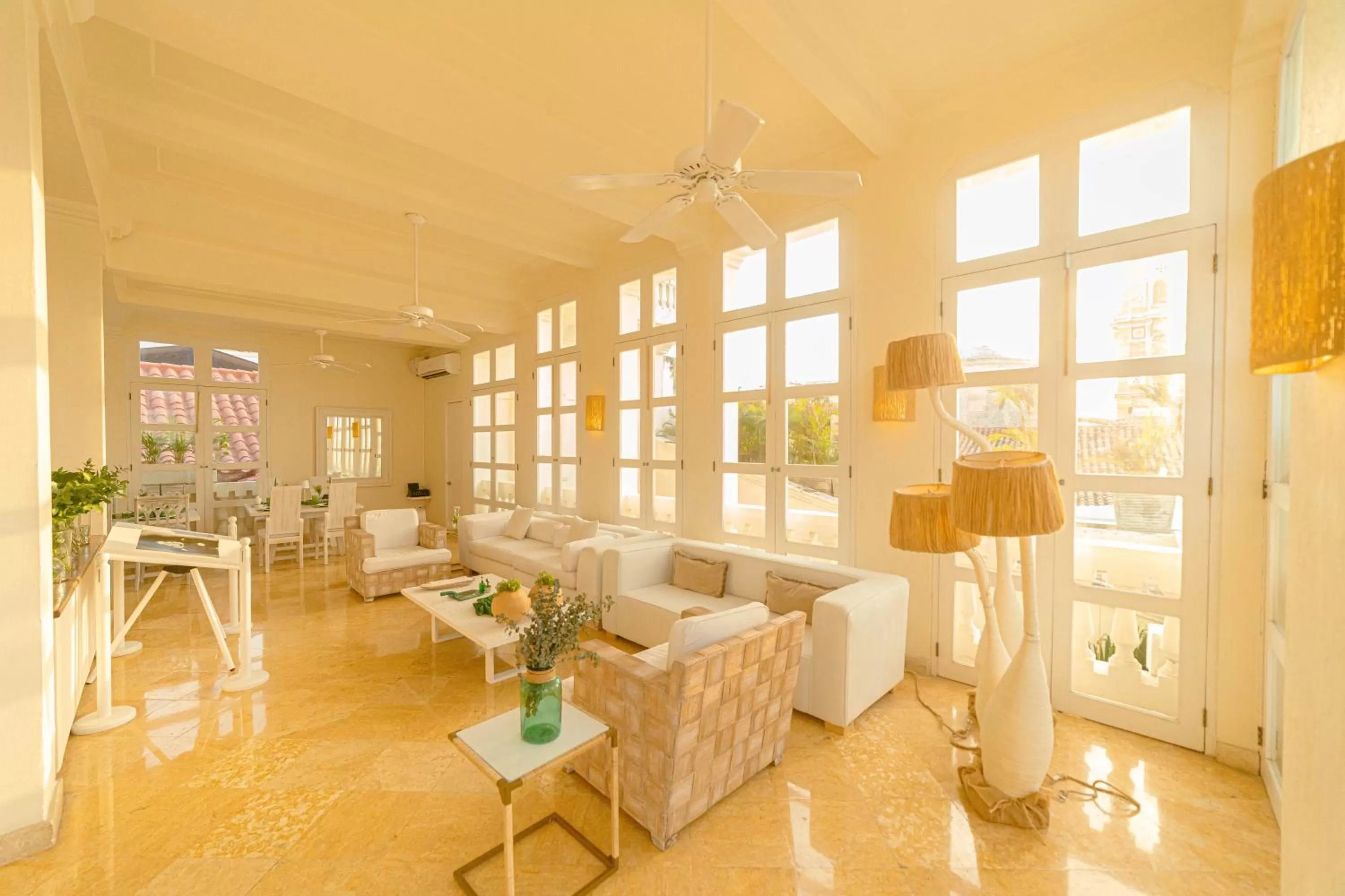 Living room in Casa Diluca Cartagena Hotel Boutique