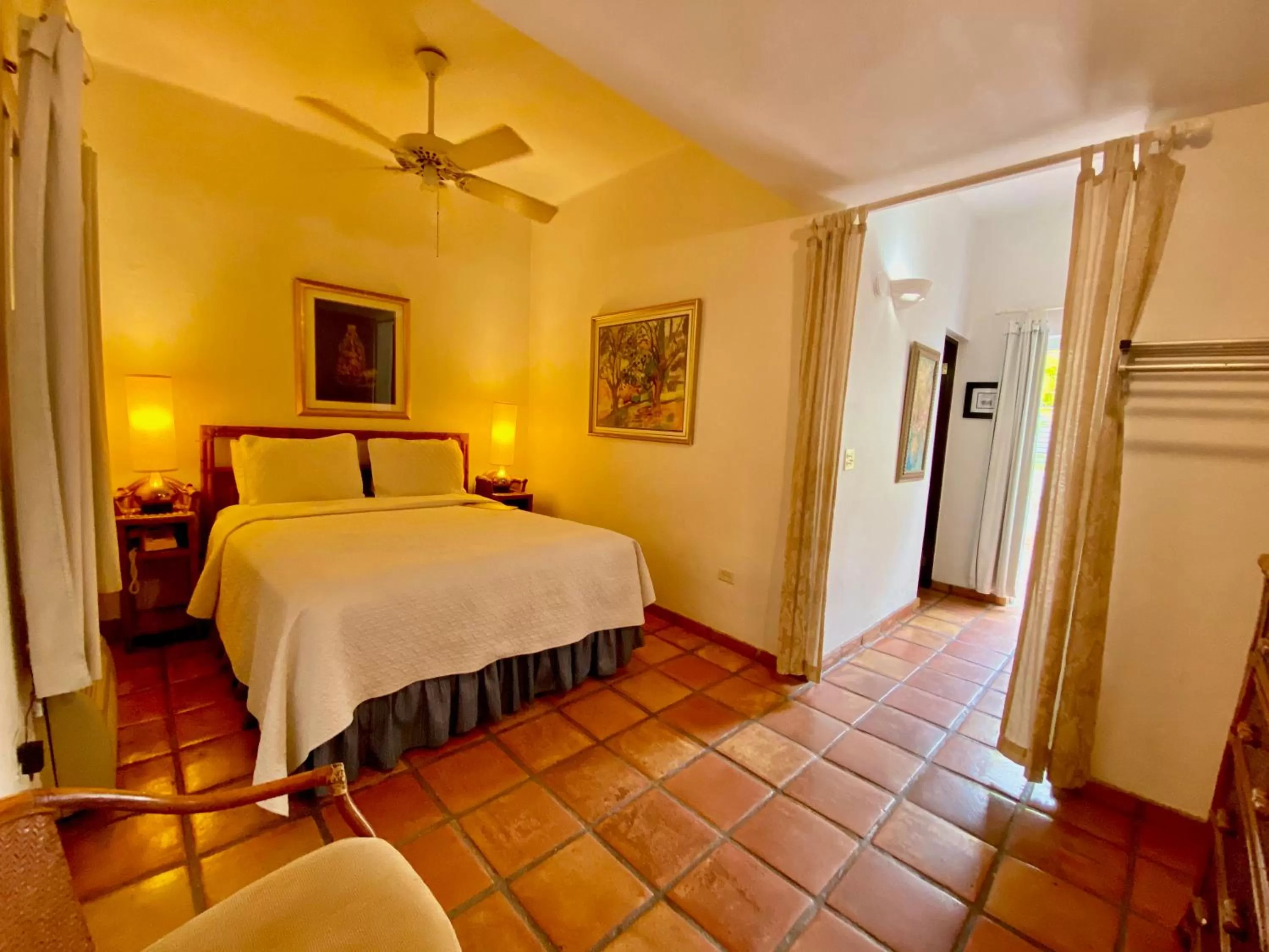 Bed in At Wind Chimes Boutique Hotel