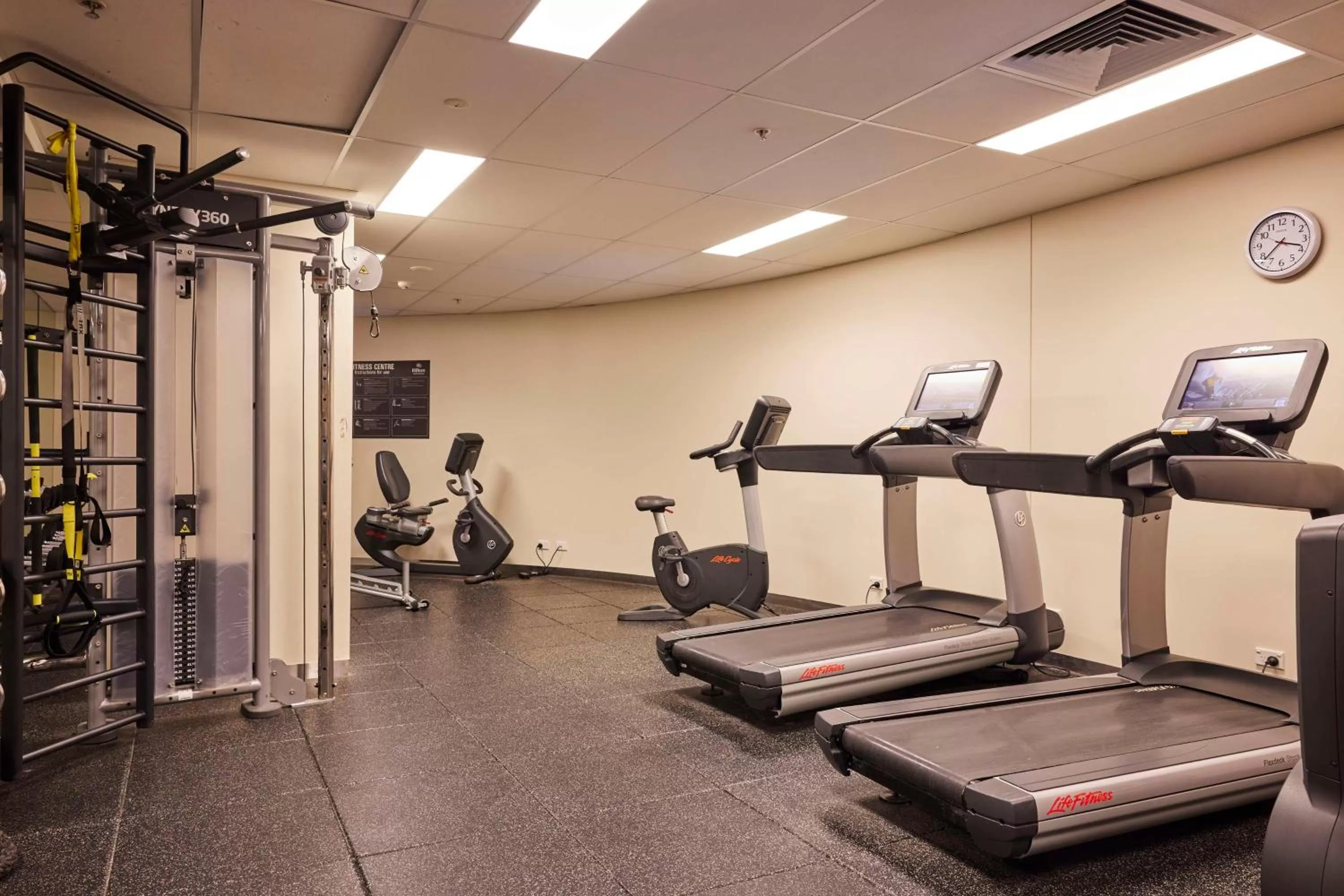Fitness centre/facilities in Hilton Surfers Paradise Hotel & Residences