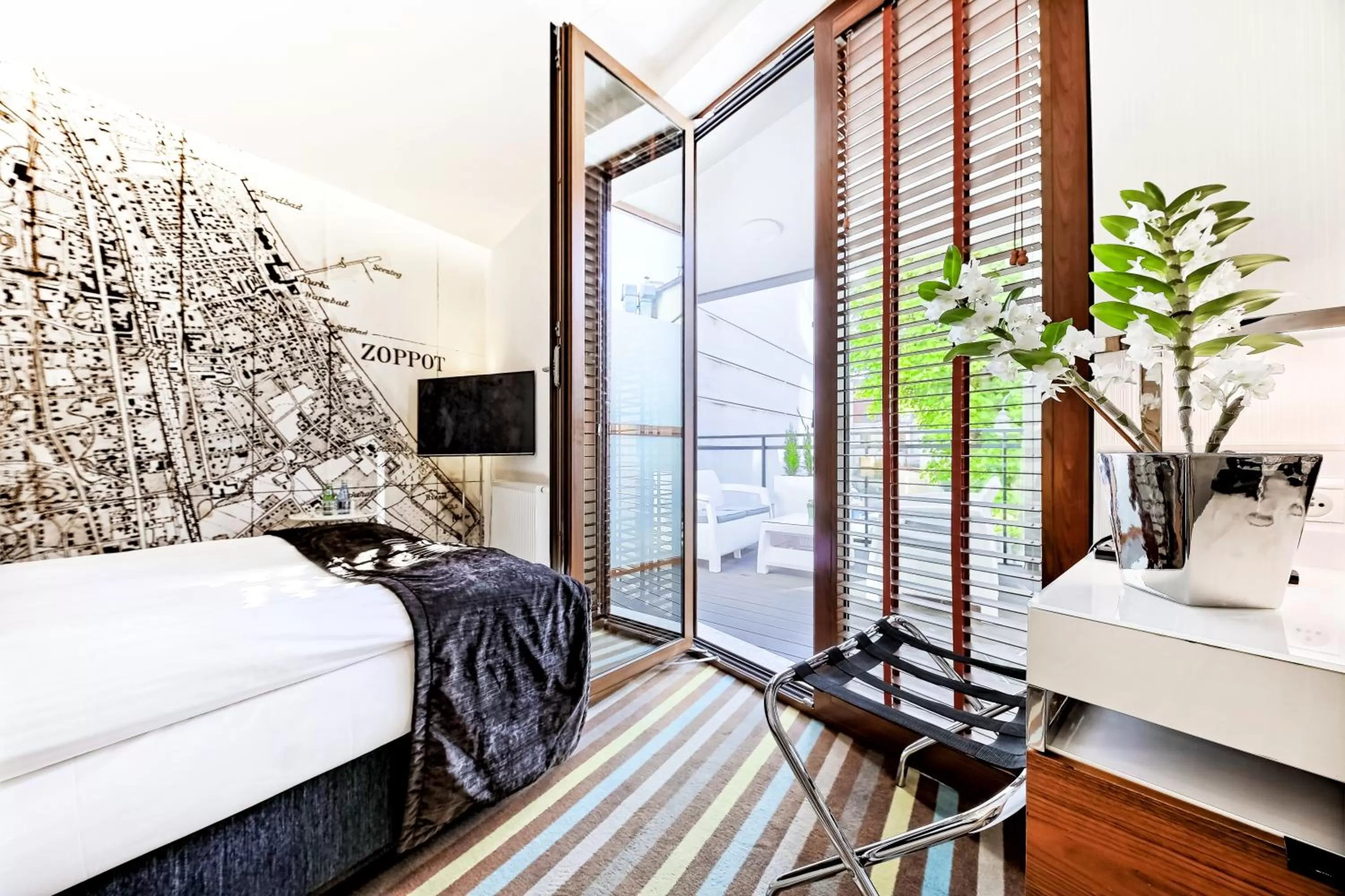 Bed in Bayjonn Boutique Hotel