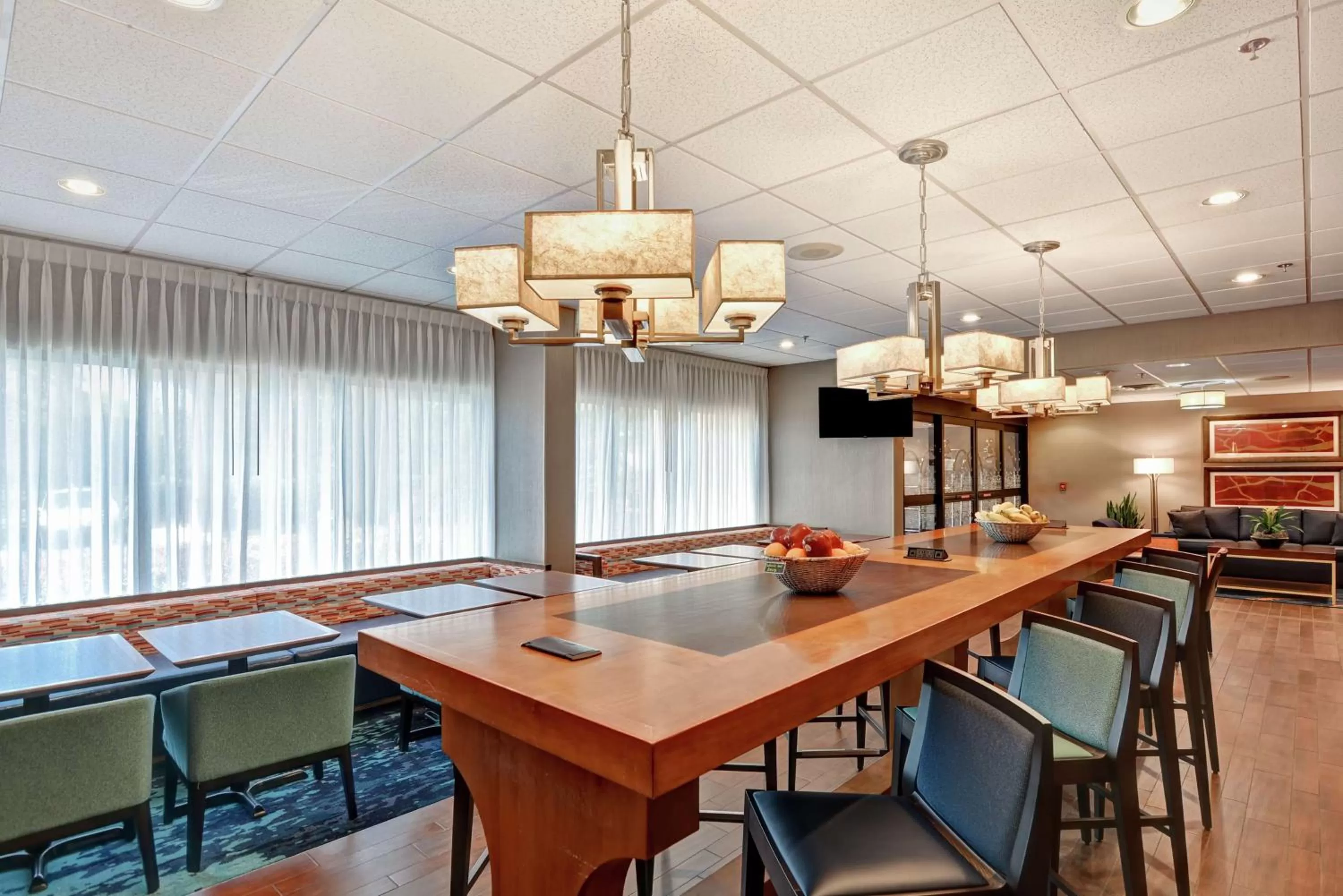 Lobby or reception in Hampton Inn Charlotte-Gastonia