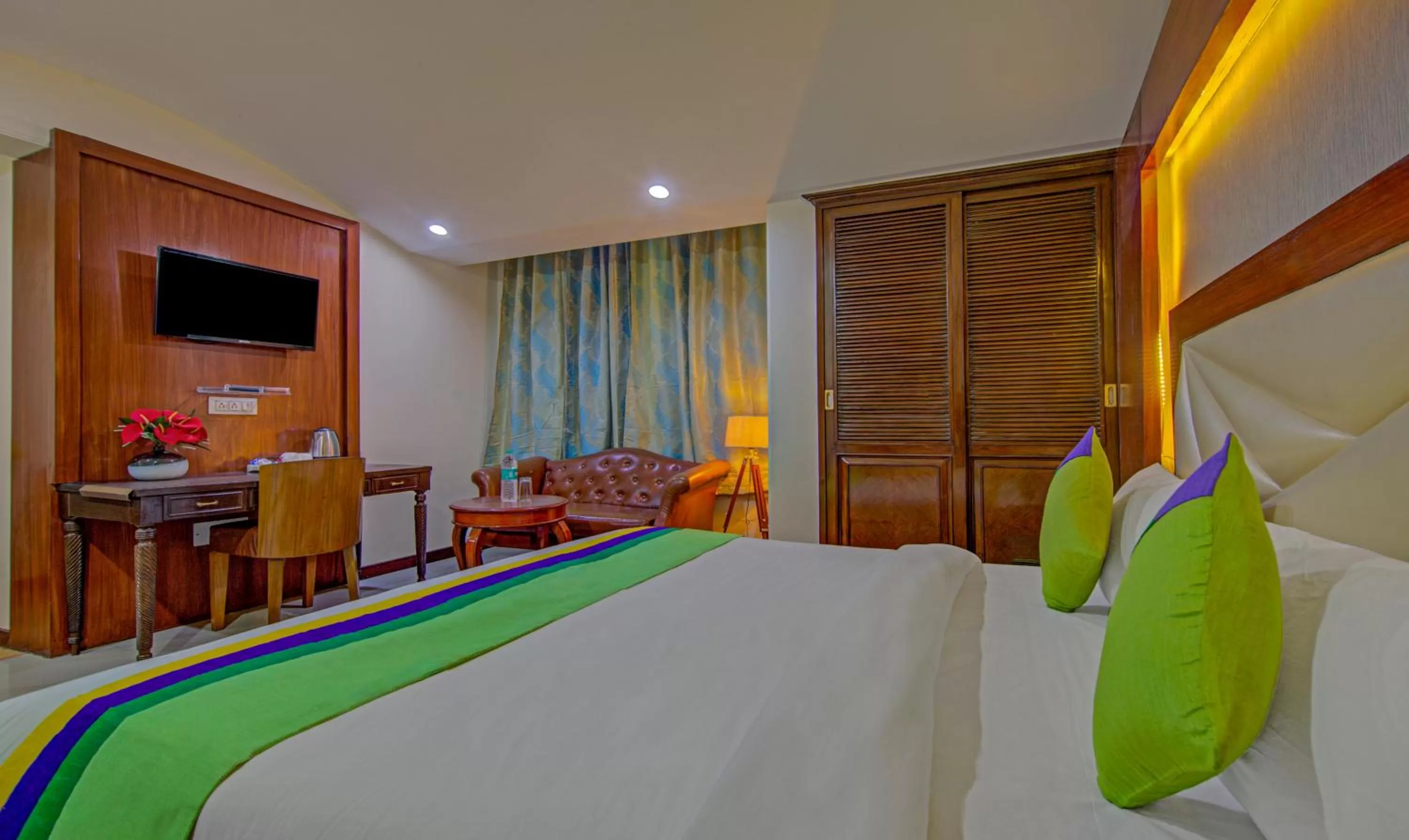 Bed in Treebo Trend Corporate Park