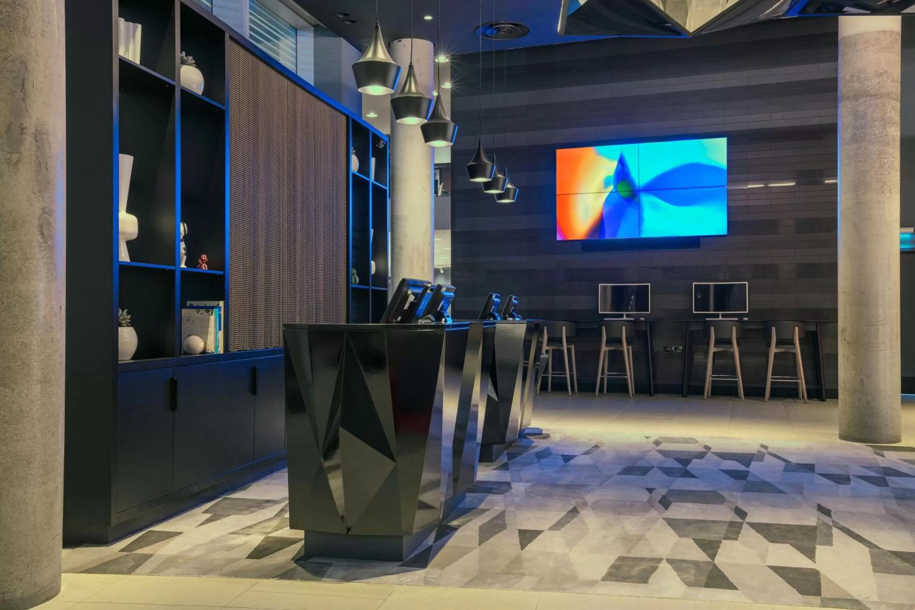 Lobby or reception in Aloft London Excel