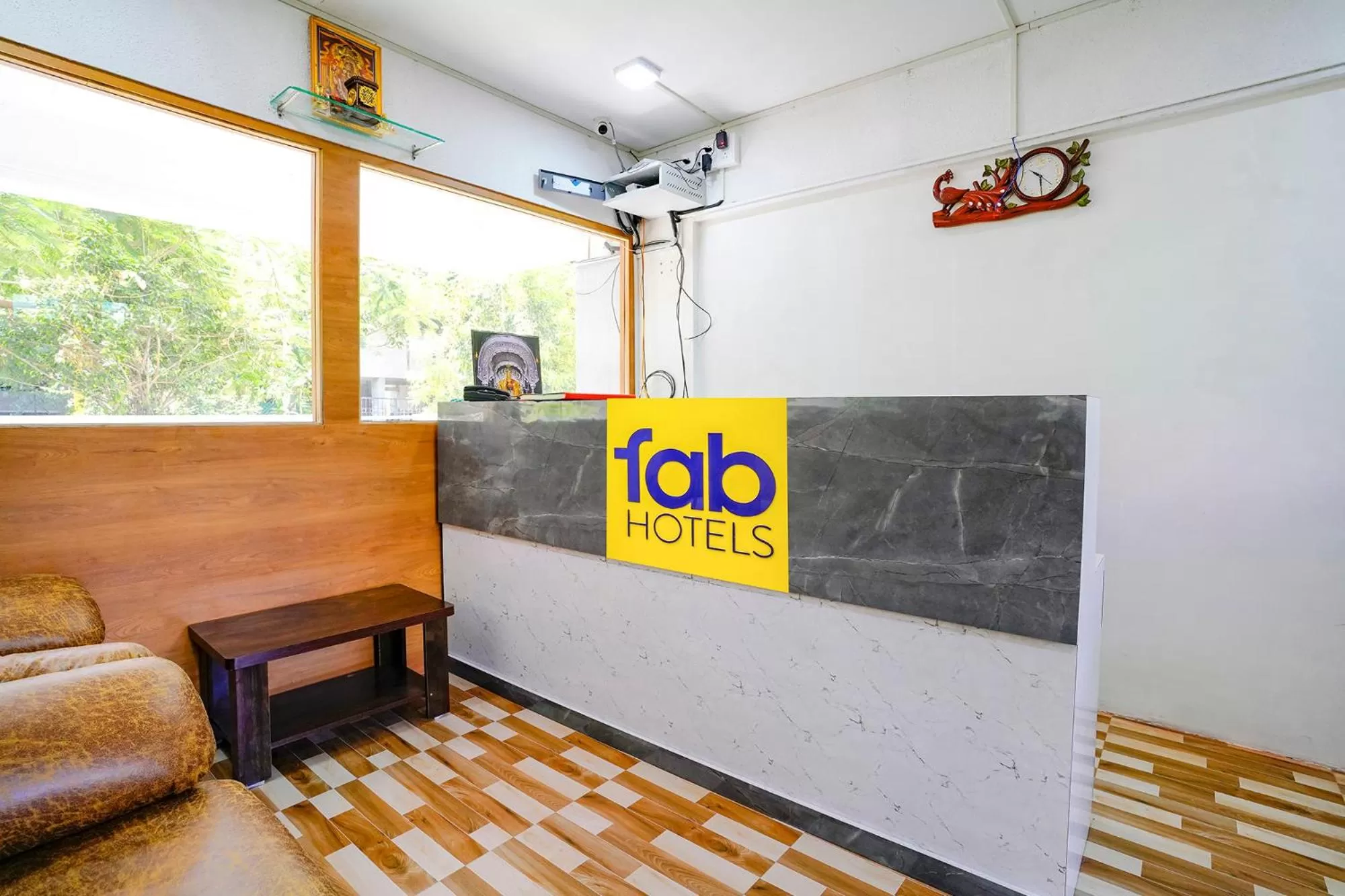 Lobby or reception in FabHotel Woods Regency