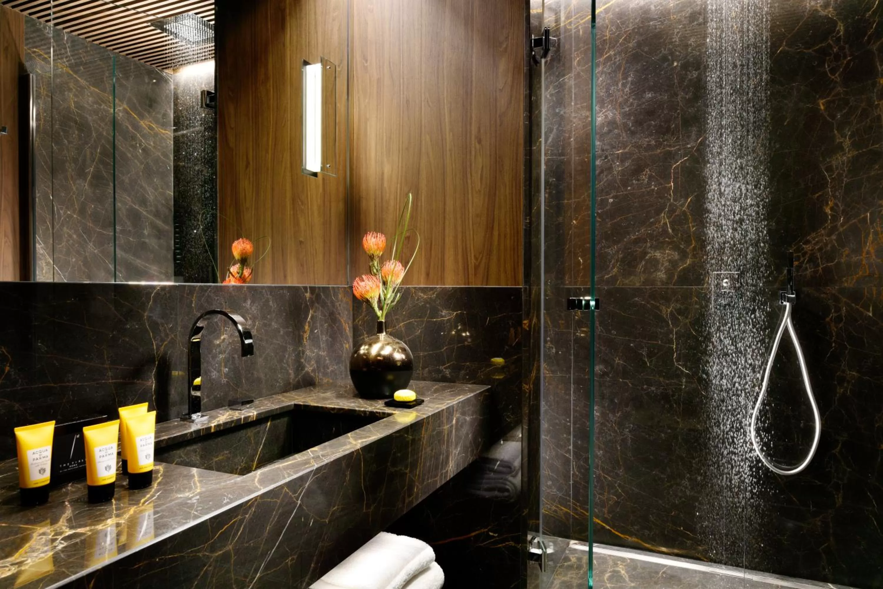 Shower in The First Dolce - Preferred Hotels & Resorts