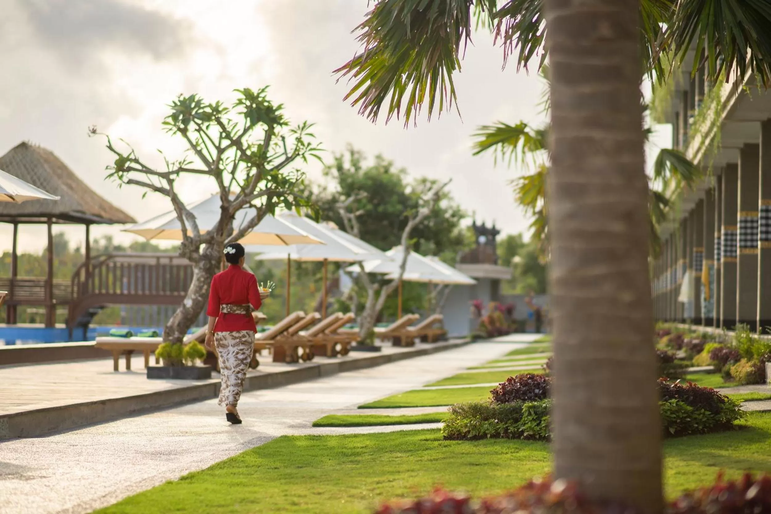Staff in Semabu Hills Hotel Nusa Penida