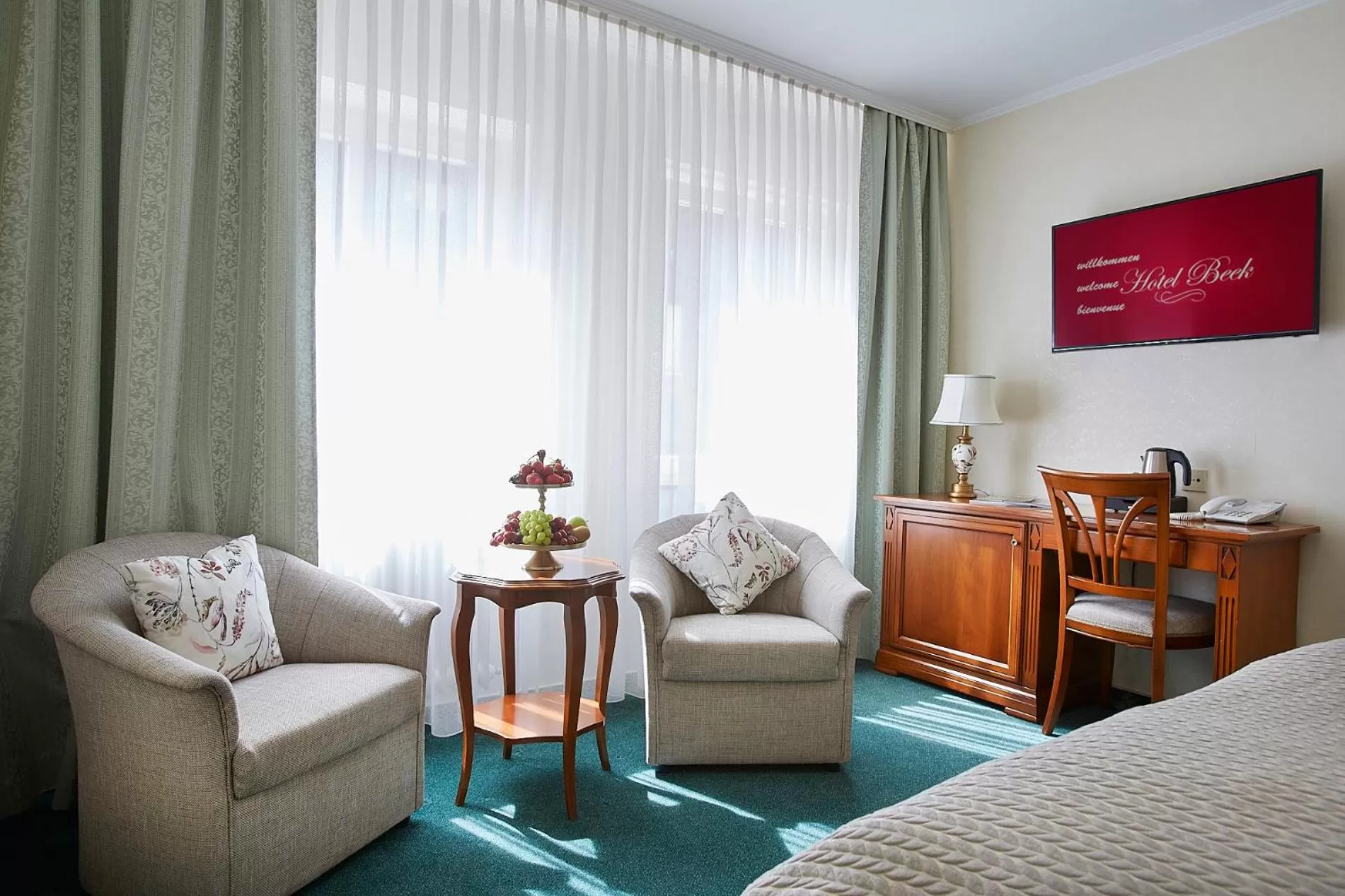 Seating area in Hotel Beek by Anna