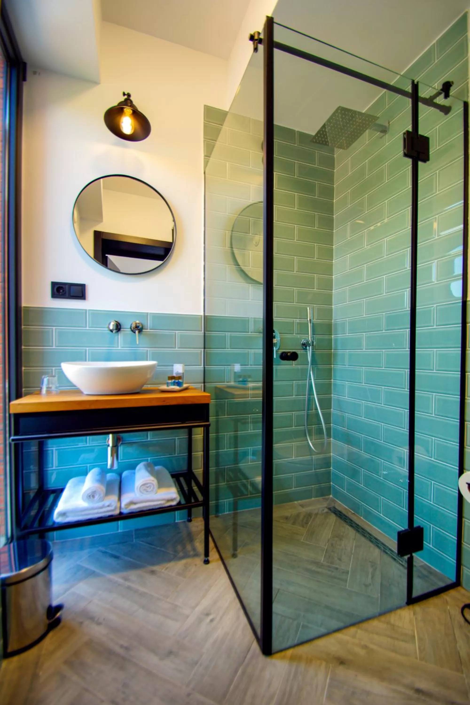 Bathroom in Borjomi Bridge Hotel