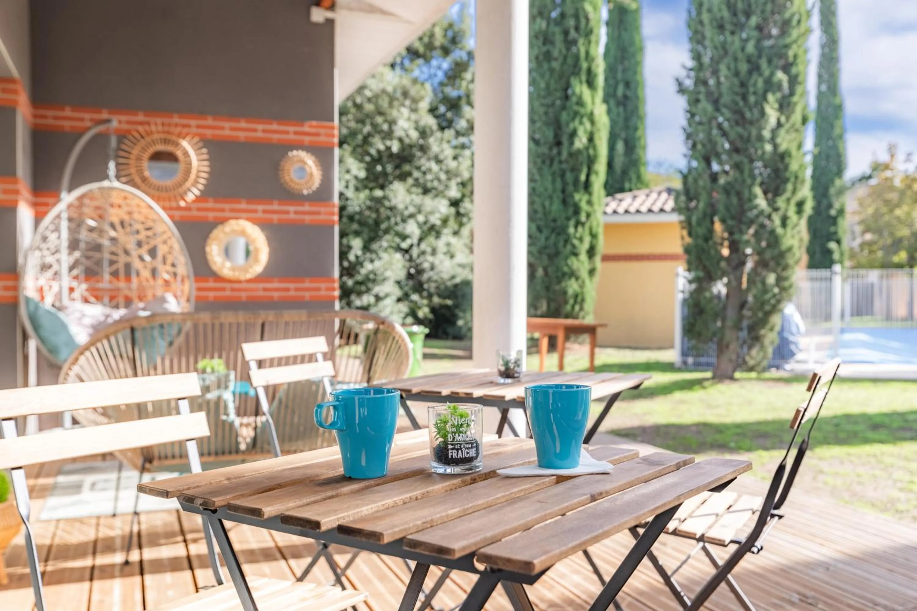 Patio in Appart'City Classic Toulouse Saint-Simon