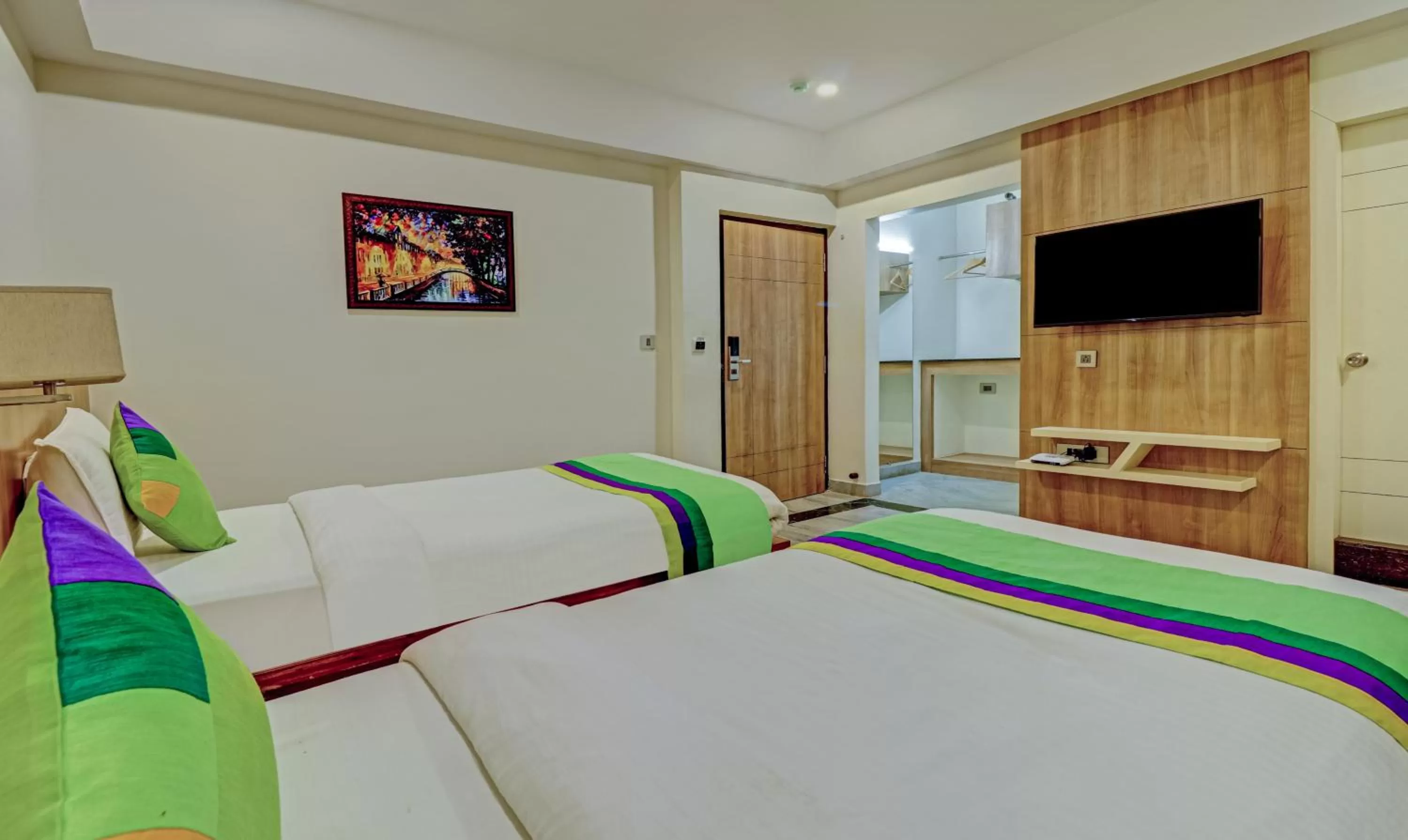 Bedroom, Bed in Treebo Seaesta RK Beach