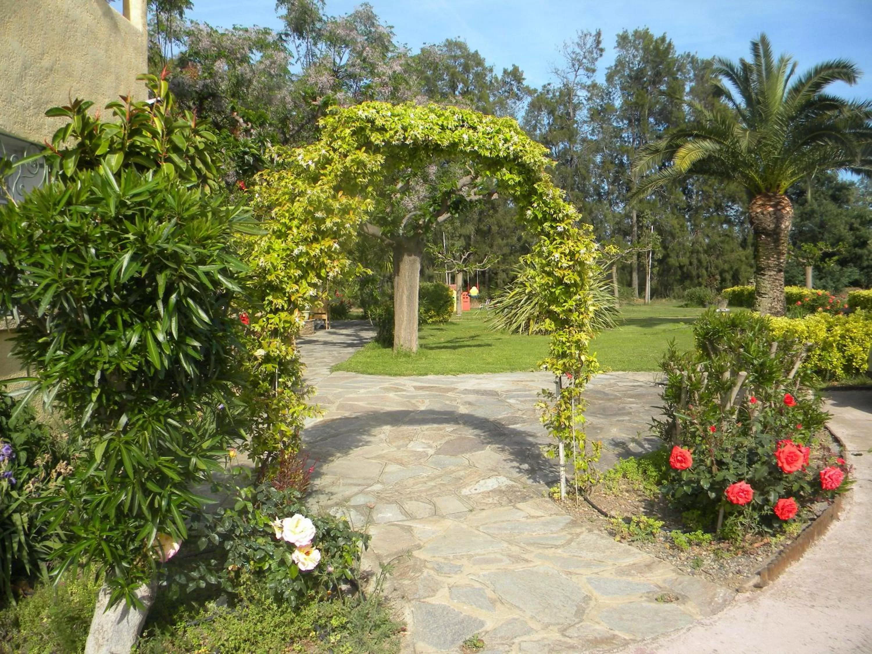 Garden in Auberge les Oliviers