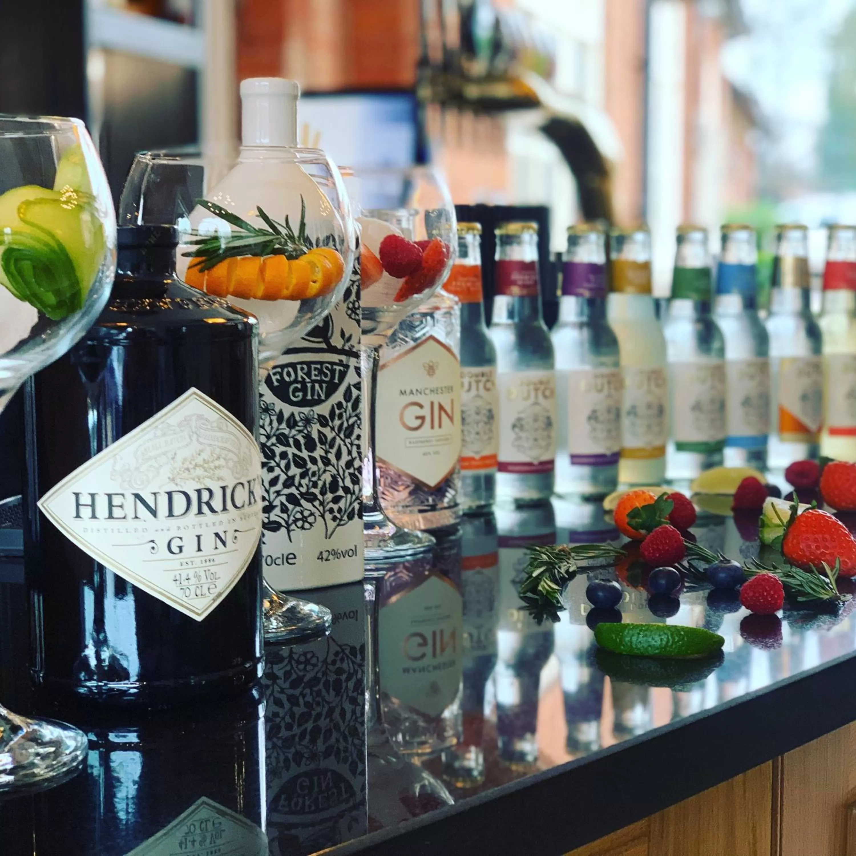 Lounge or bar in The Wheatsheaf Hotel, Sandbach