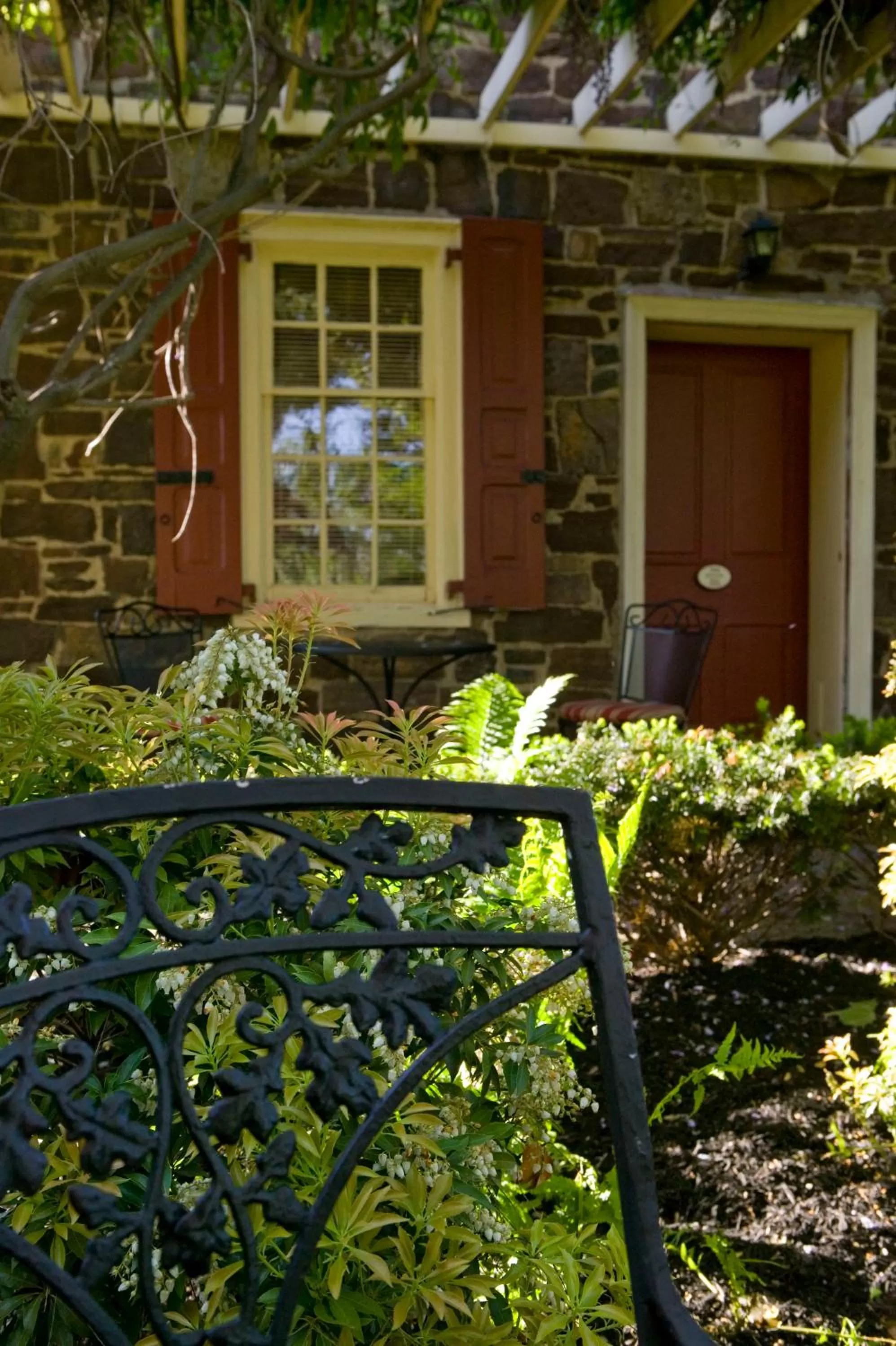 Patio in Joseph Ambler Inn