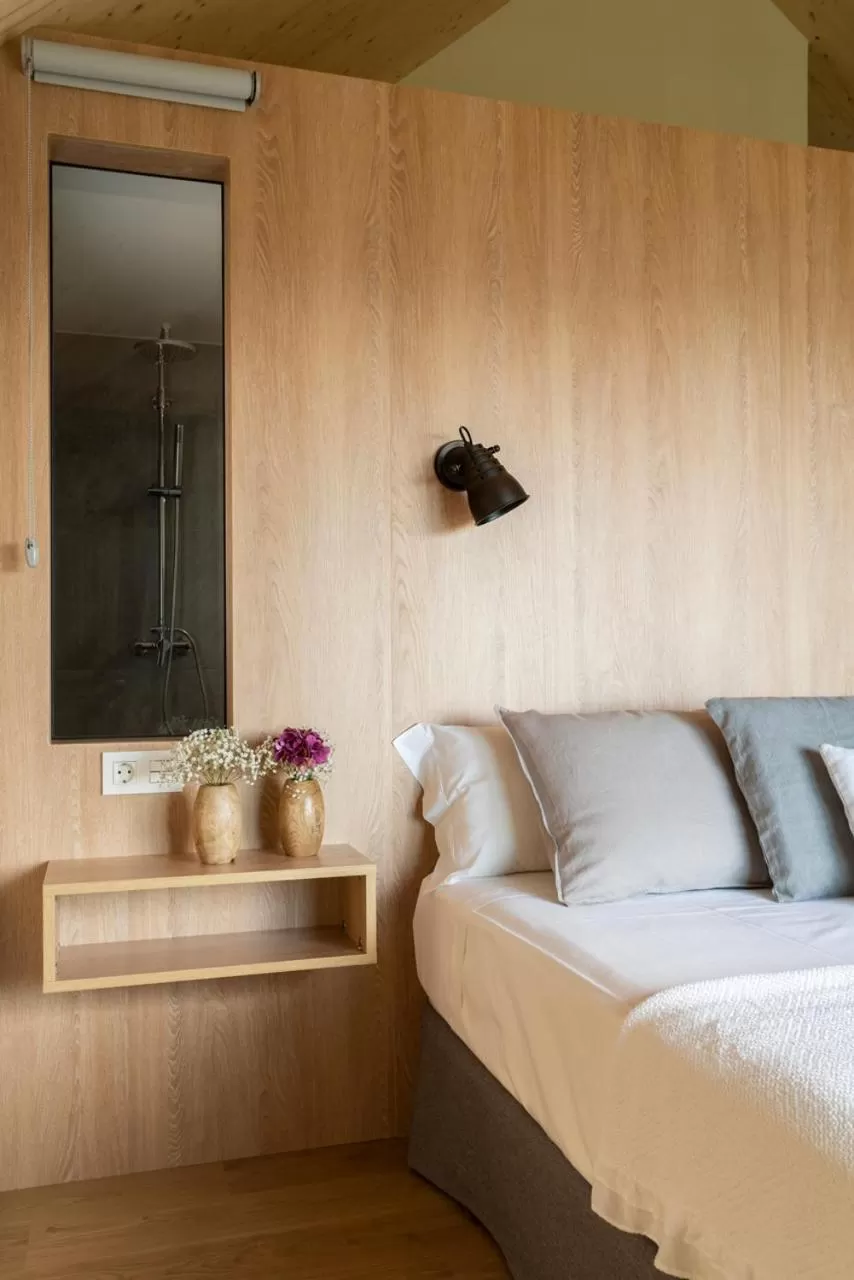 Bed in Cabañas de Canide