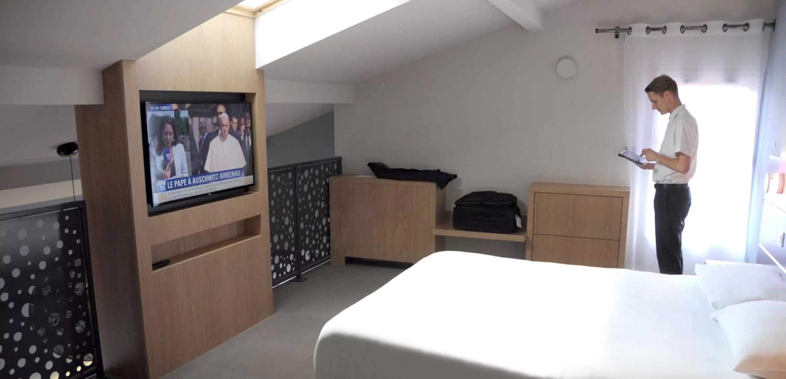 Bed in Relais De L'abbaye