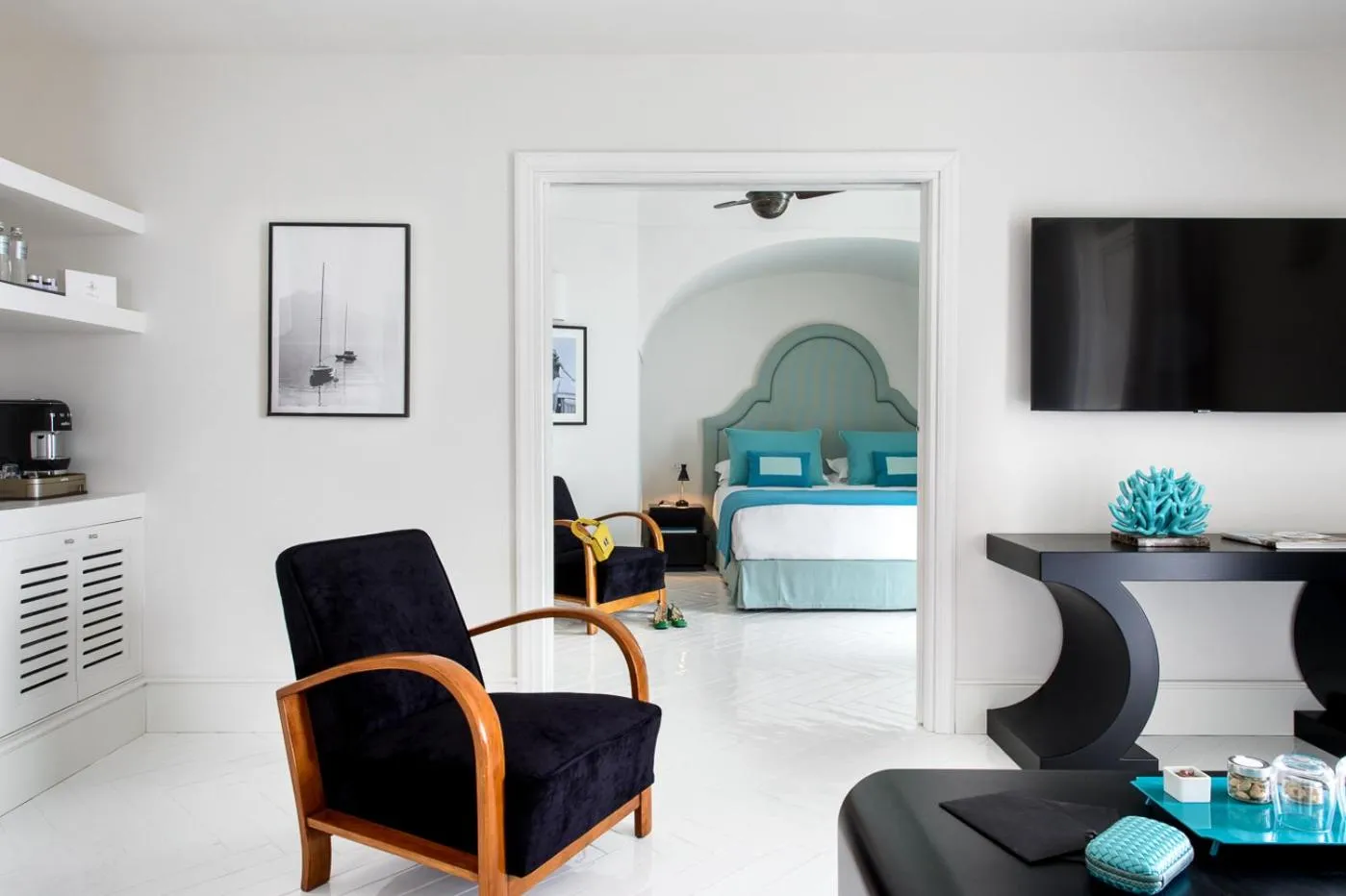 Bedroom in Hotel Miramalfi