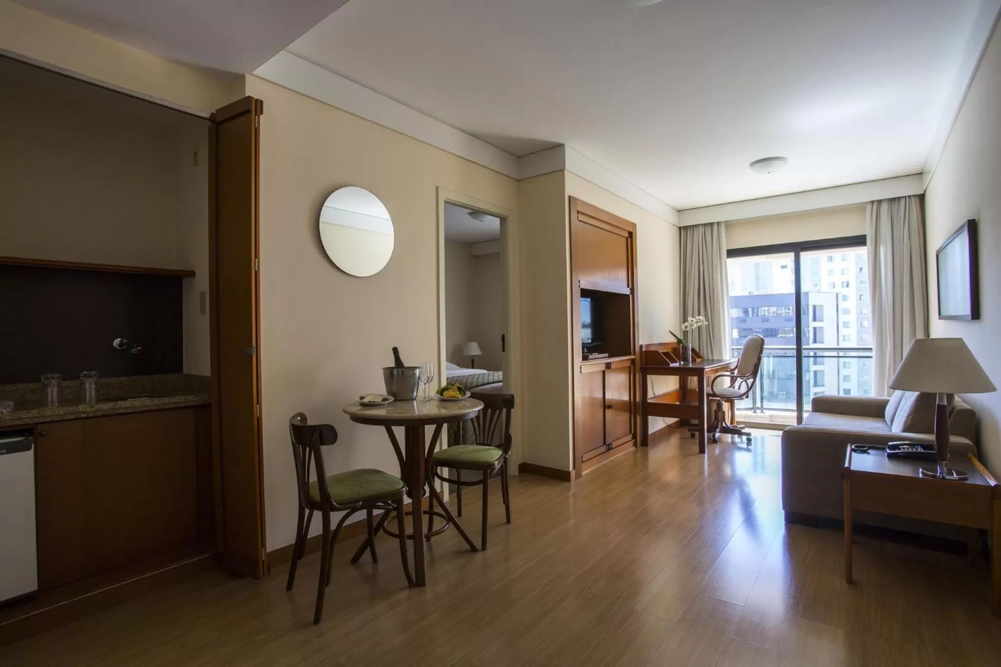 Living room in Estanplaza Nações Unidas