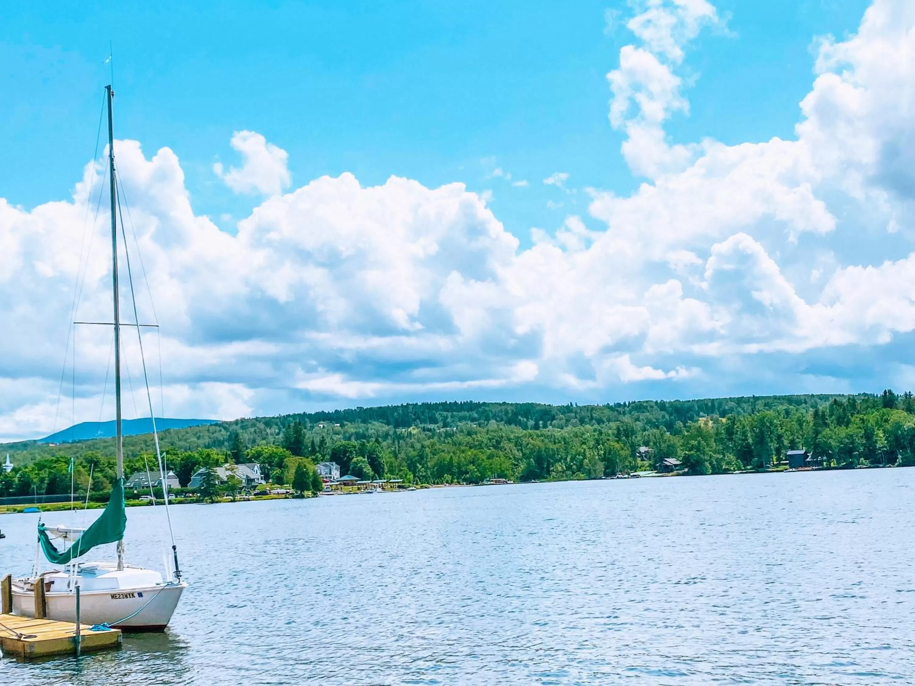 Lake view in Rangeley Town & Lake