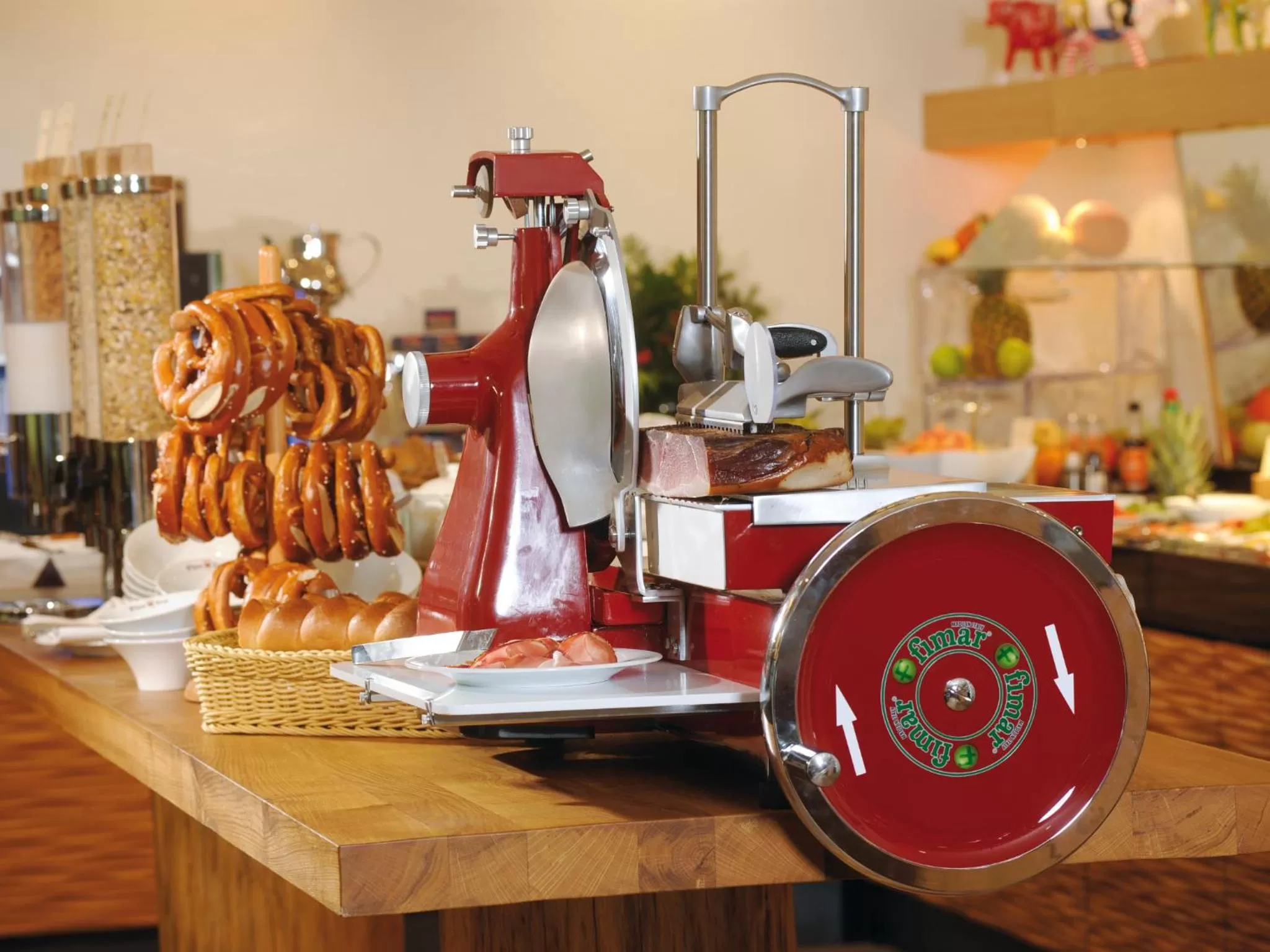 Buffet breakfast in Hotel Fire & Ice Düsseldorf/Neuss