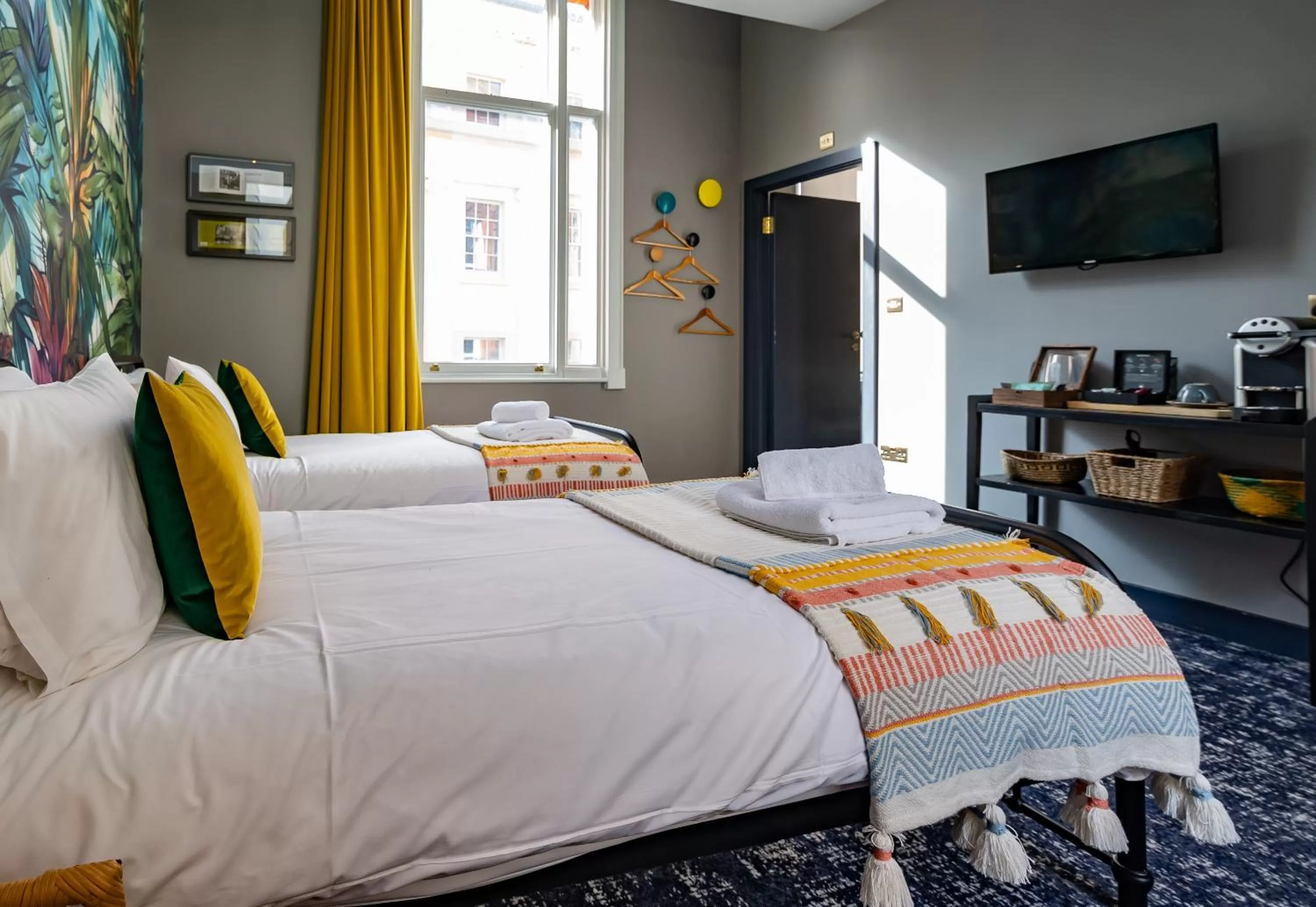 Photo of the whole room, Bed in The Market House