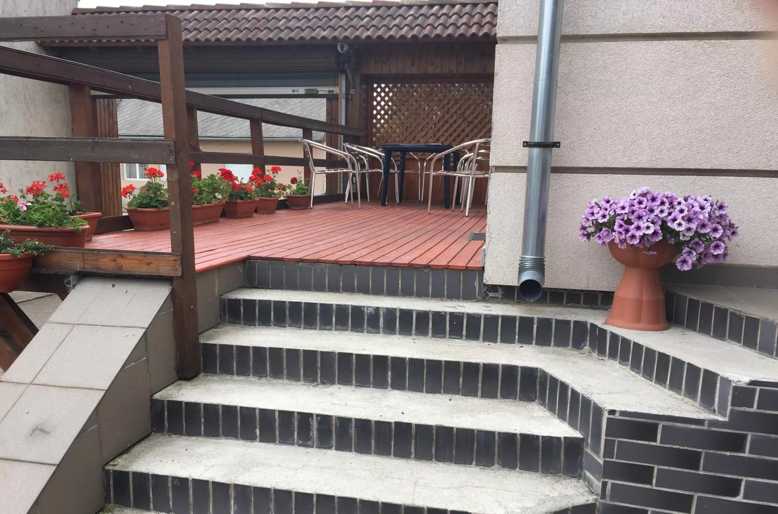 Balcony/Terrace, Patio/Outdoor Area in Abszolút Hotel és Panzió