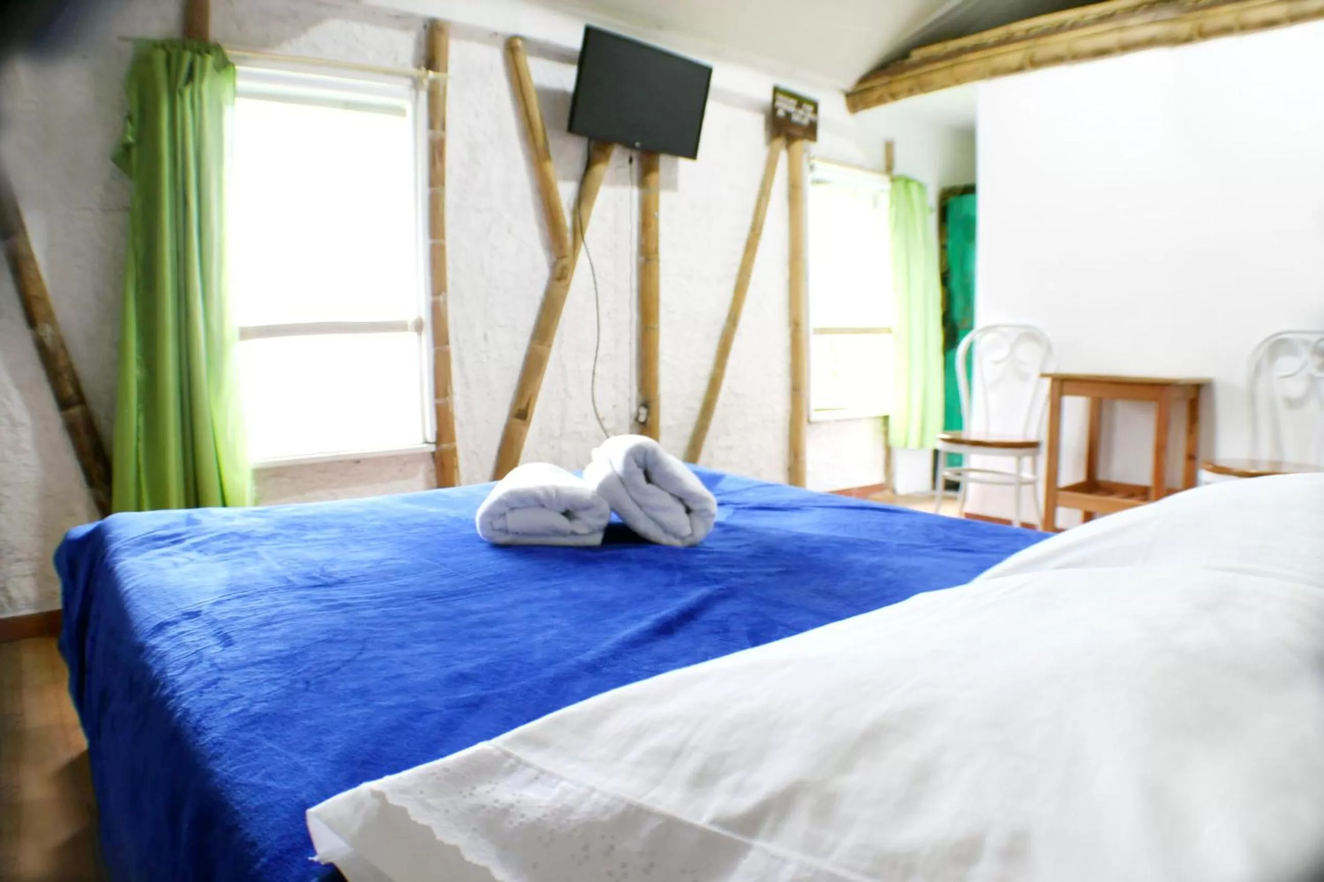 Bed in Eco Lodge La Juanita