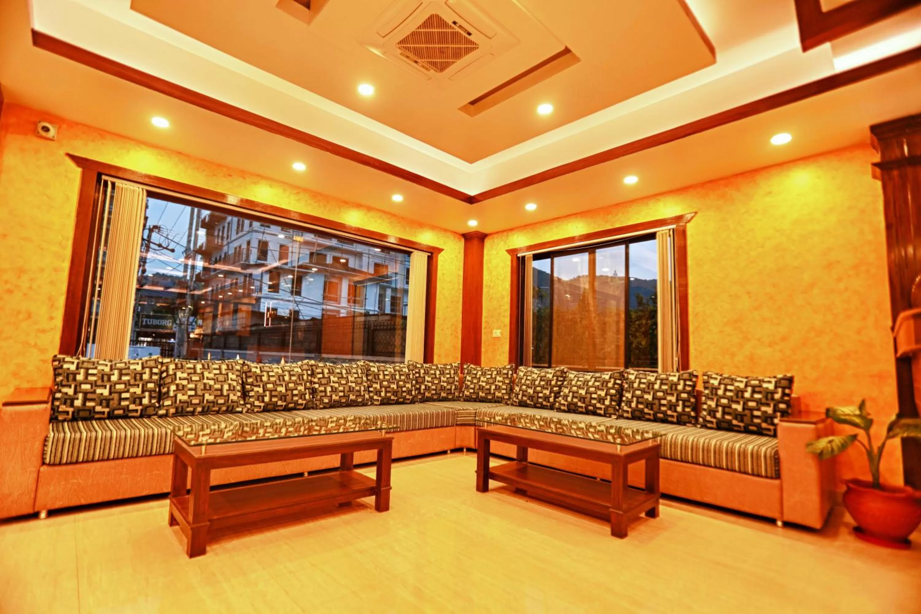 Lobby or reception in Hotel The Clock