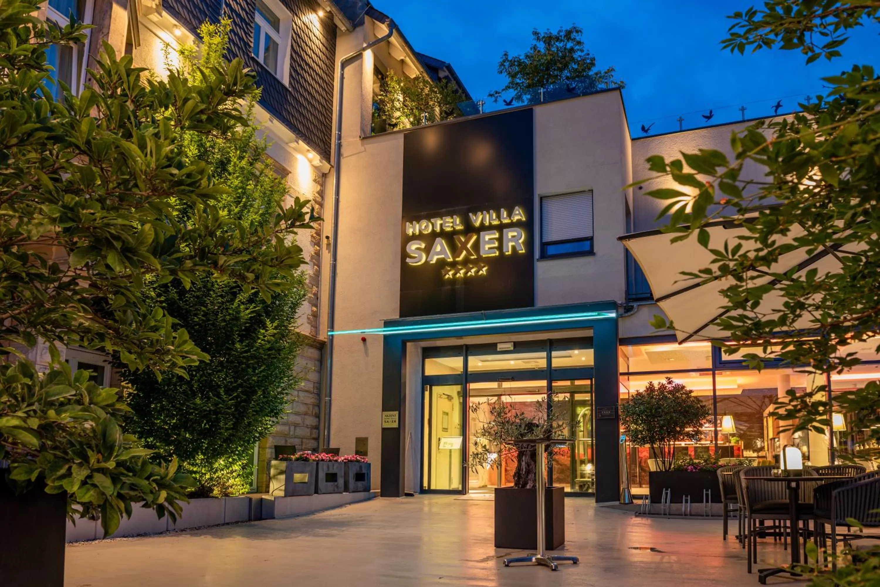 Property building in AKZENT Hotel Villa Saxer