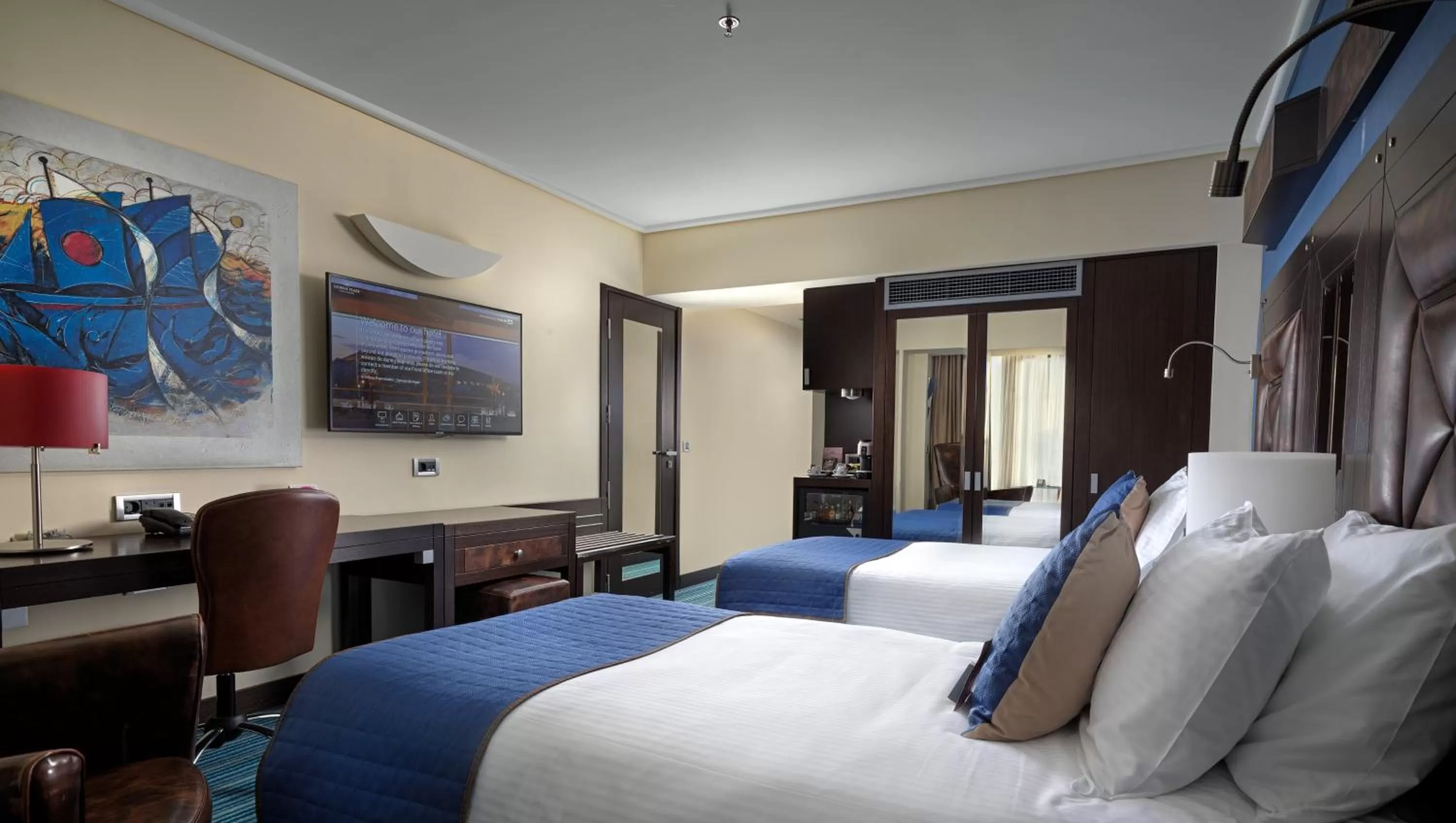 Photo of the whole room, Bed in Crowne Plaza Athens City Centre by IHG