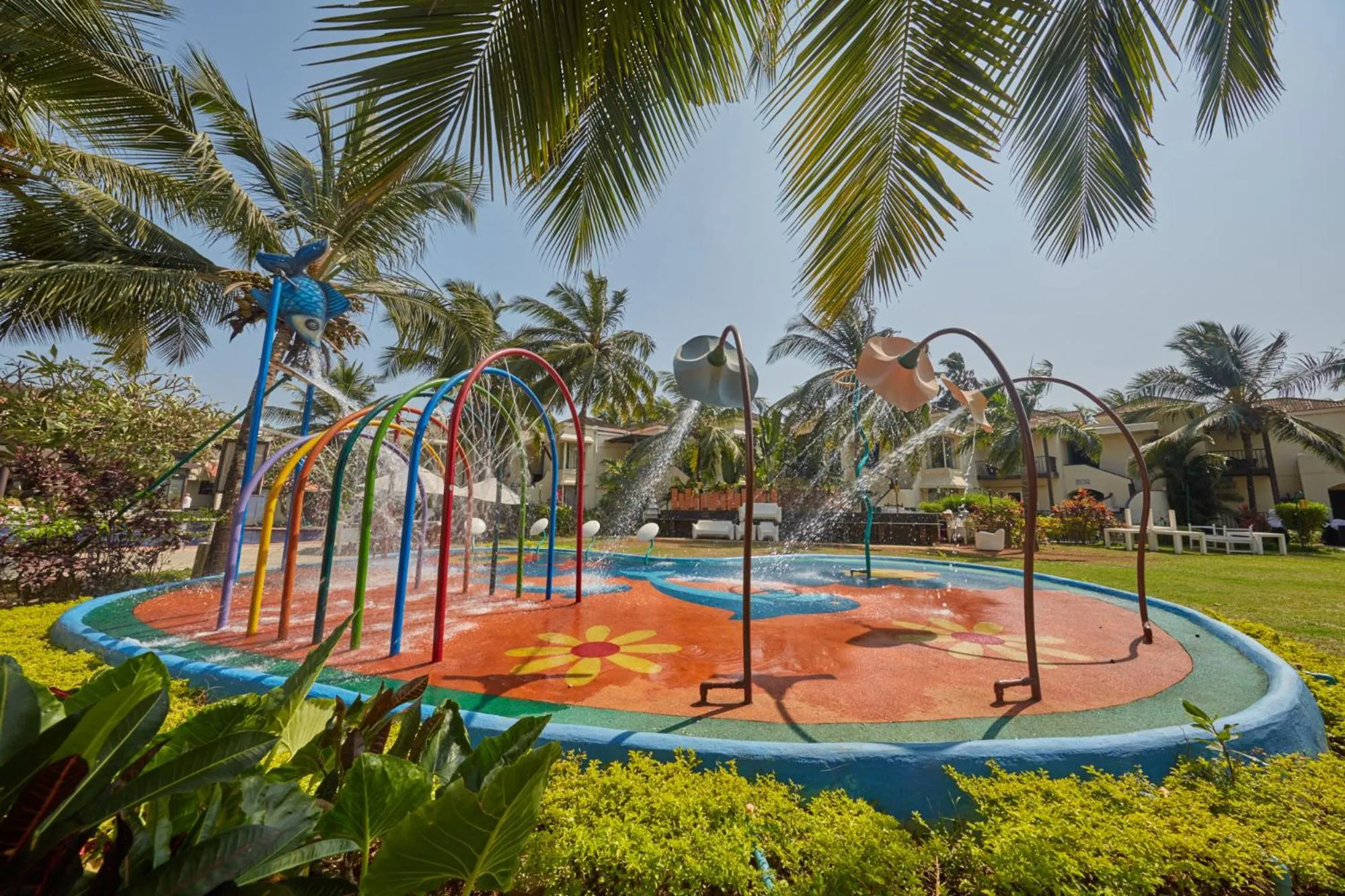 Aqua park in Royal Orchid Beach Resort & Spa, Utorda Beach Goa