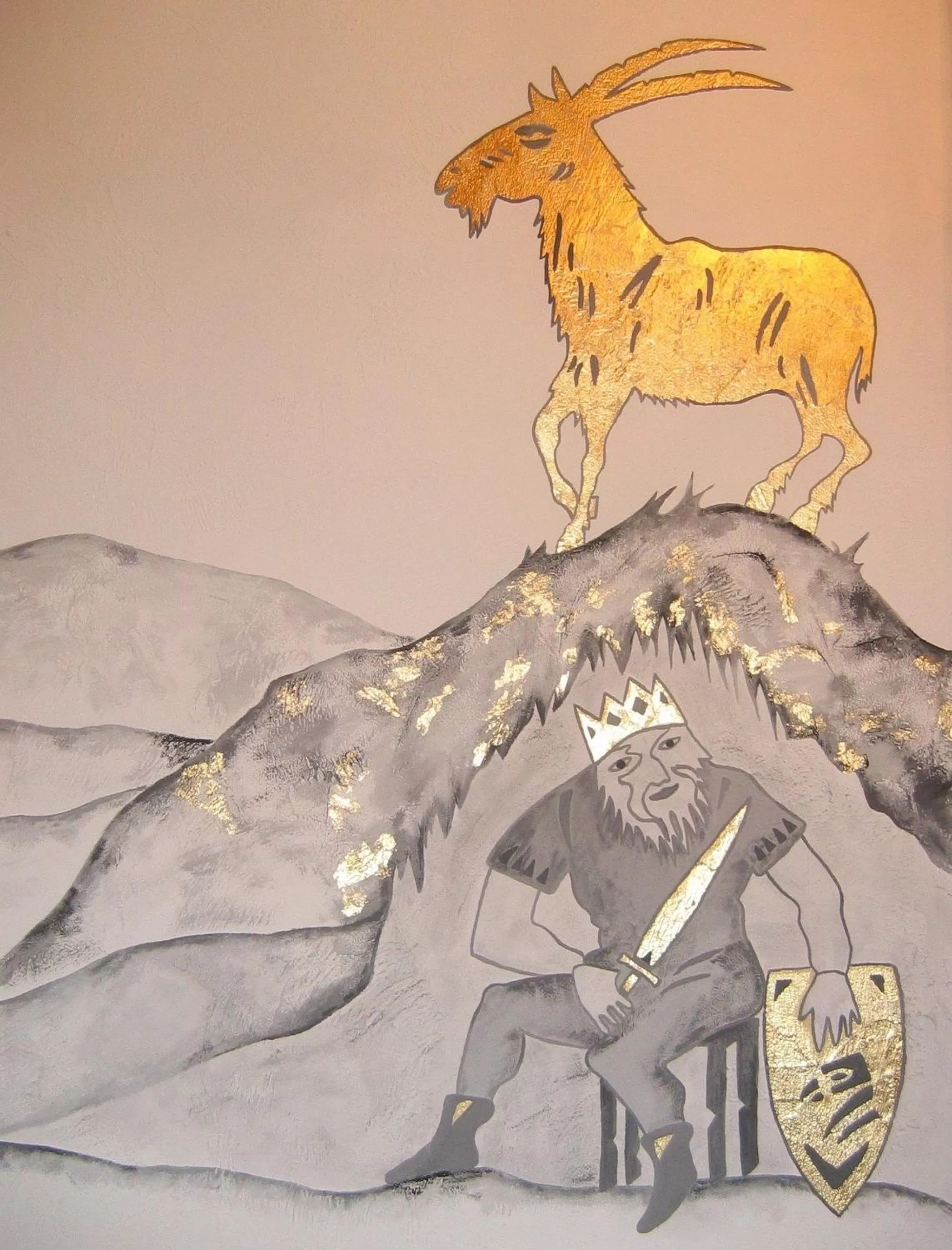 Decorative detail in Hotel Goldflair am Rathaus